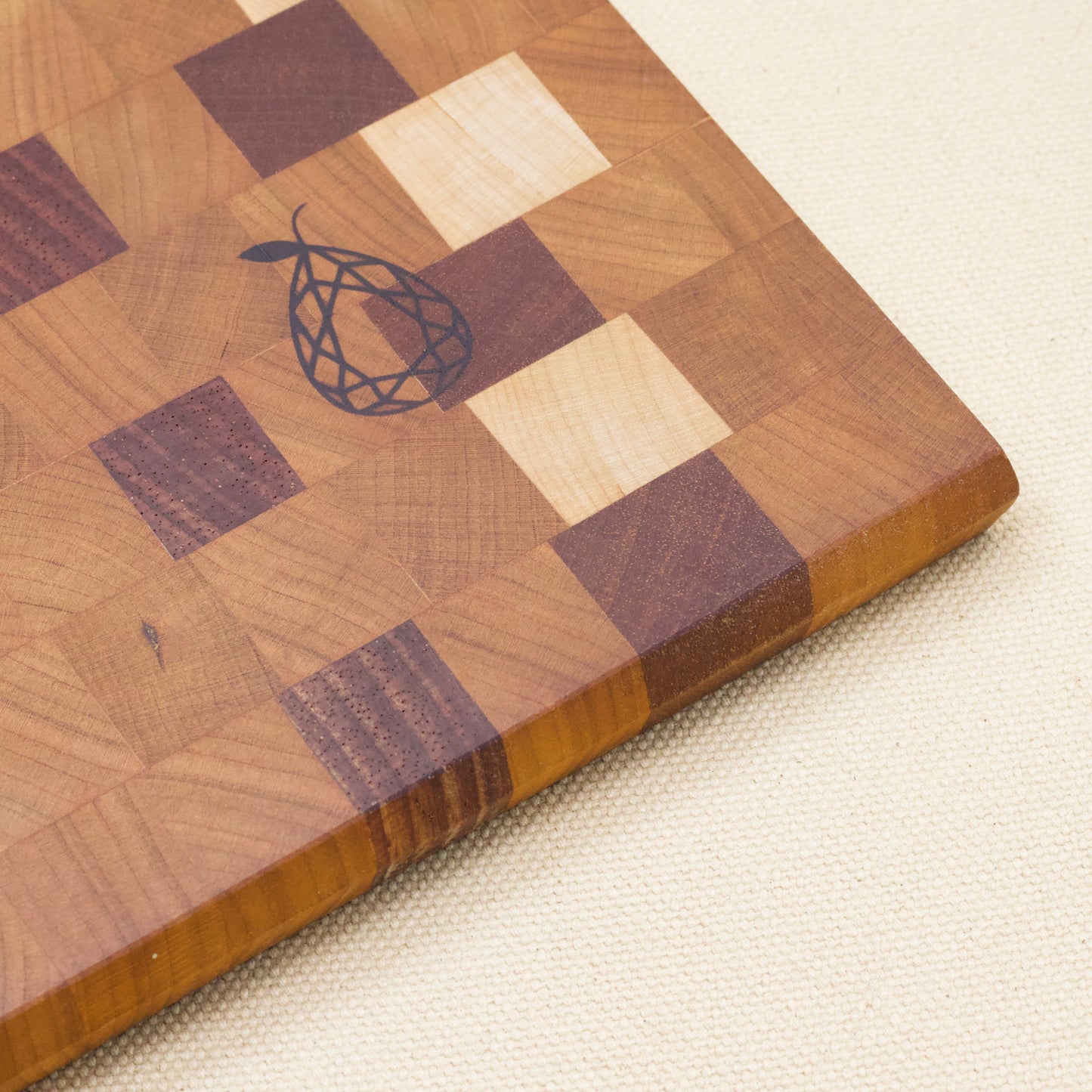 Cherry Checkers Cutting Board by Ruby Pear Woodworks