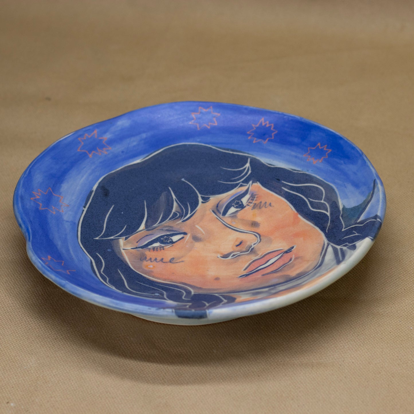 Crybaby Cowbabe Plate by Anika Major