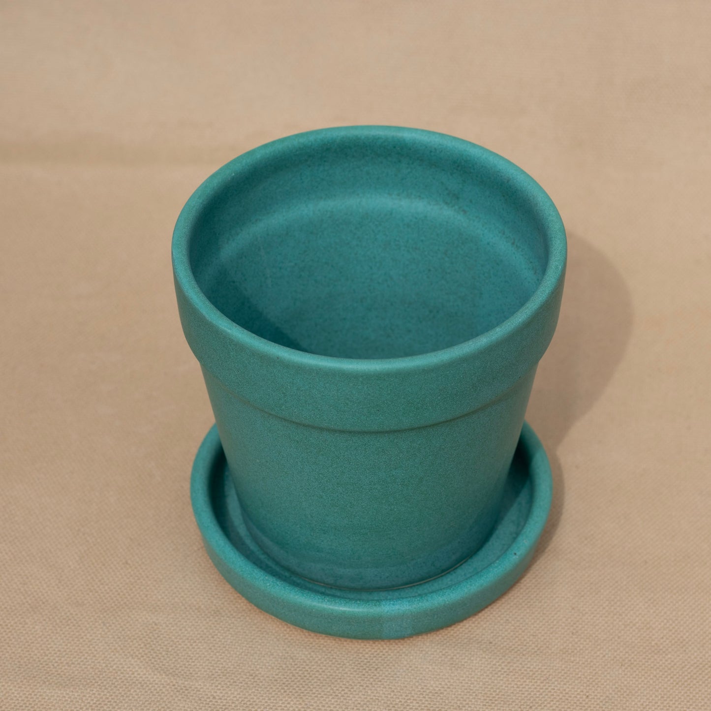Copper Patina Planter with Drip Tray by Alex Staheli