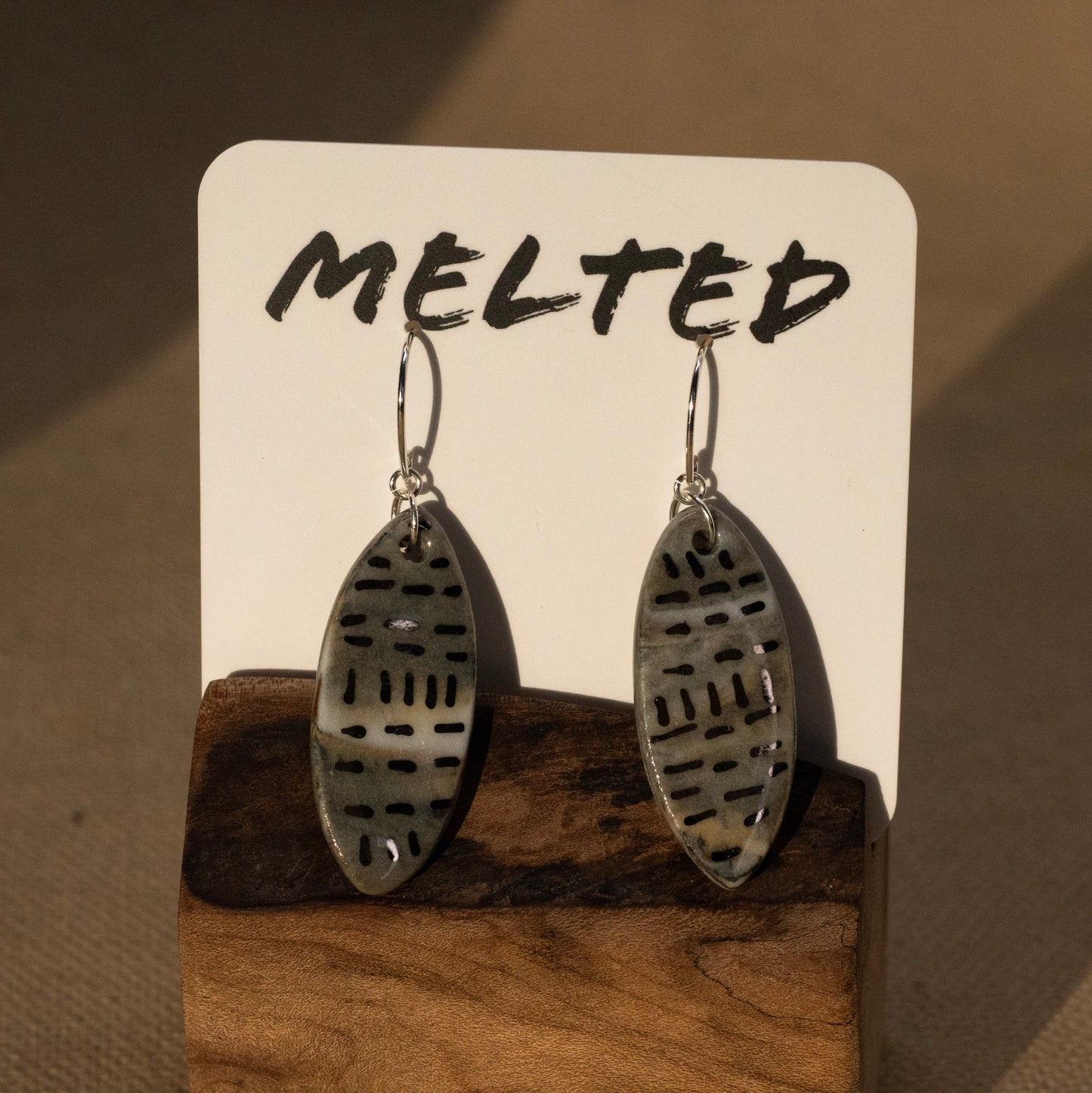 Single Drop Earrings #4 by Melted Porcelain