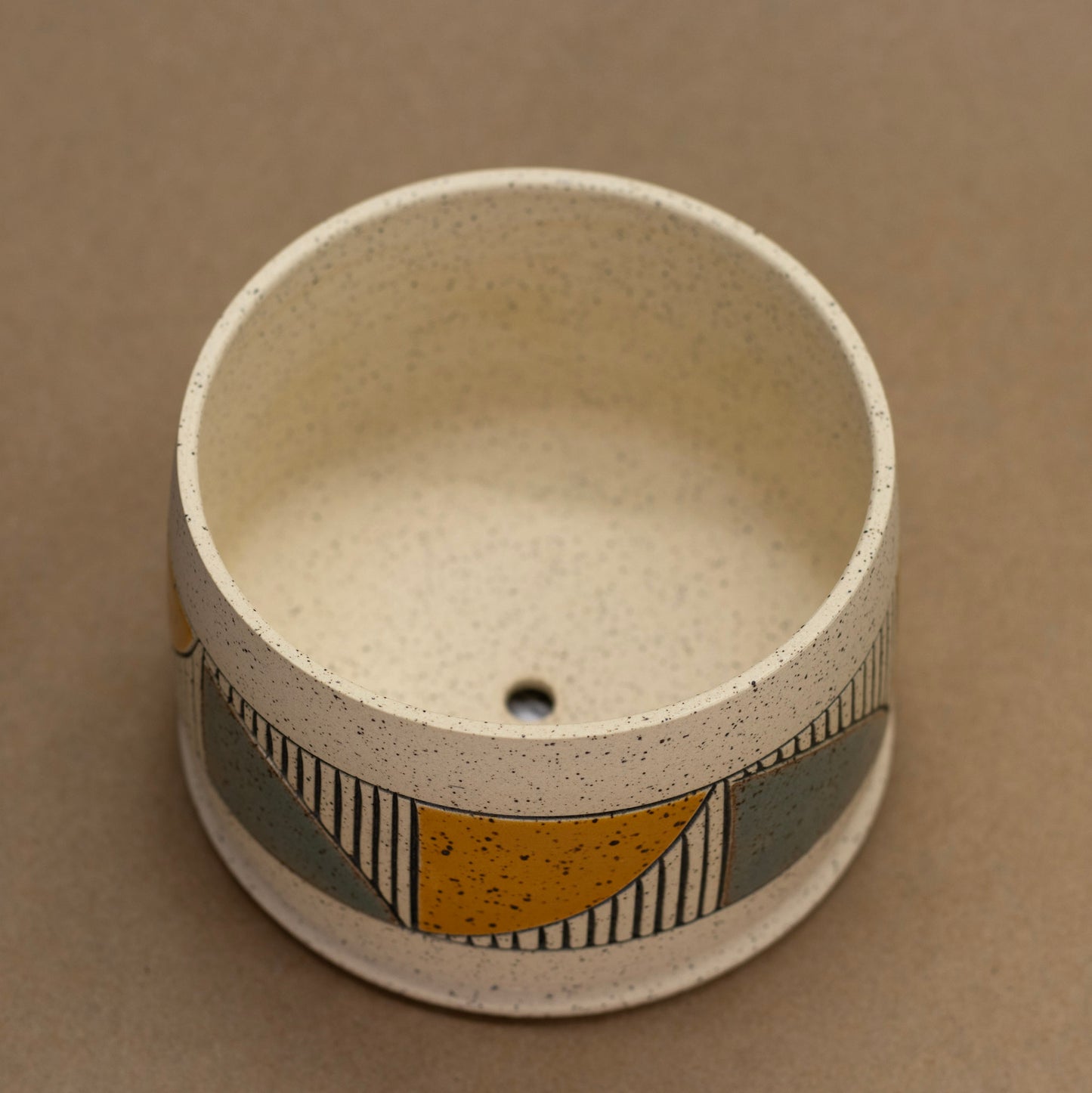 Wheat and Sage Quad Planter by Sanctuary Ceramics