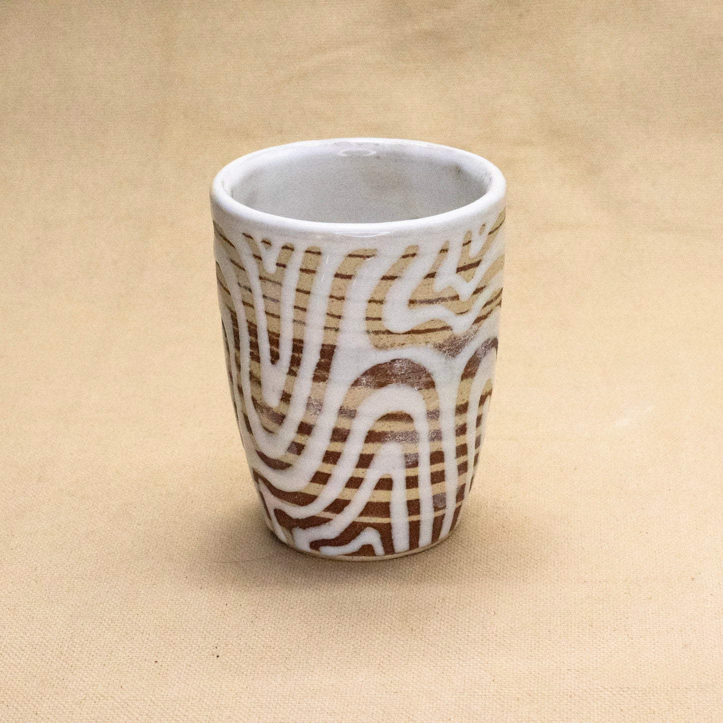 Tumbler (Wavy) by Full Spectrum Ceramics
