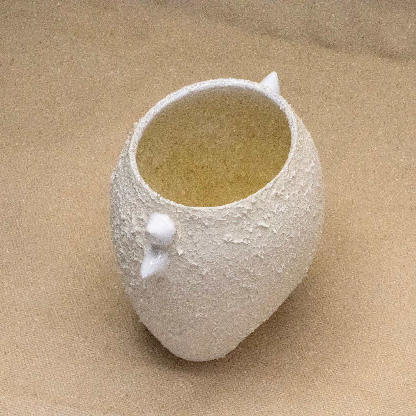 Textured Horned Vase 1 by Hunny Spyke