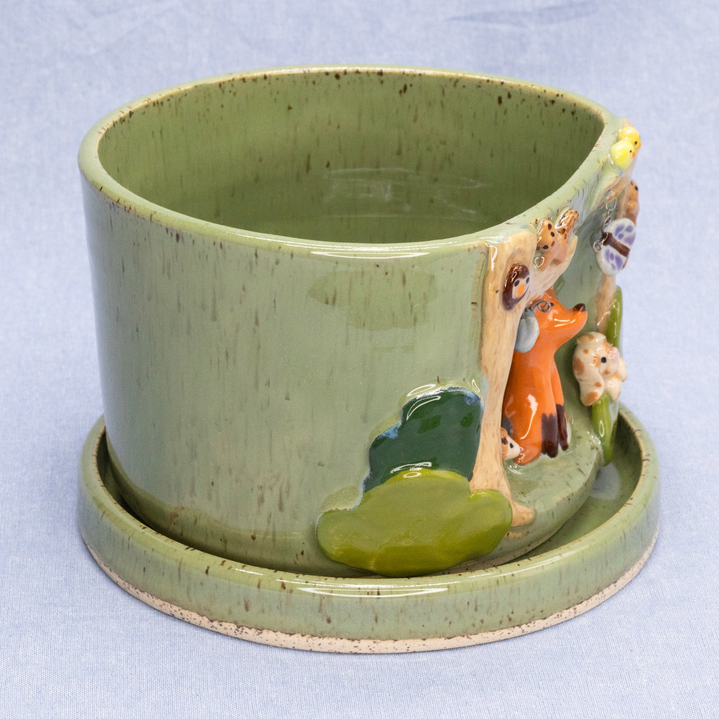 Whimsical Woodlands Planter by Capy Clay Ceramics