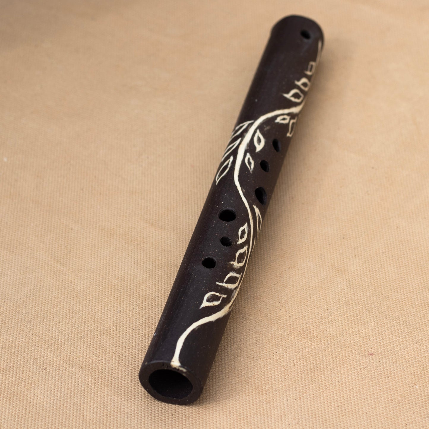 Leaf Inlay Flute by Jem Tong