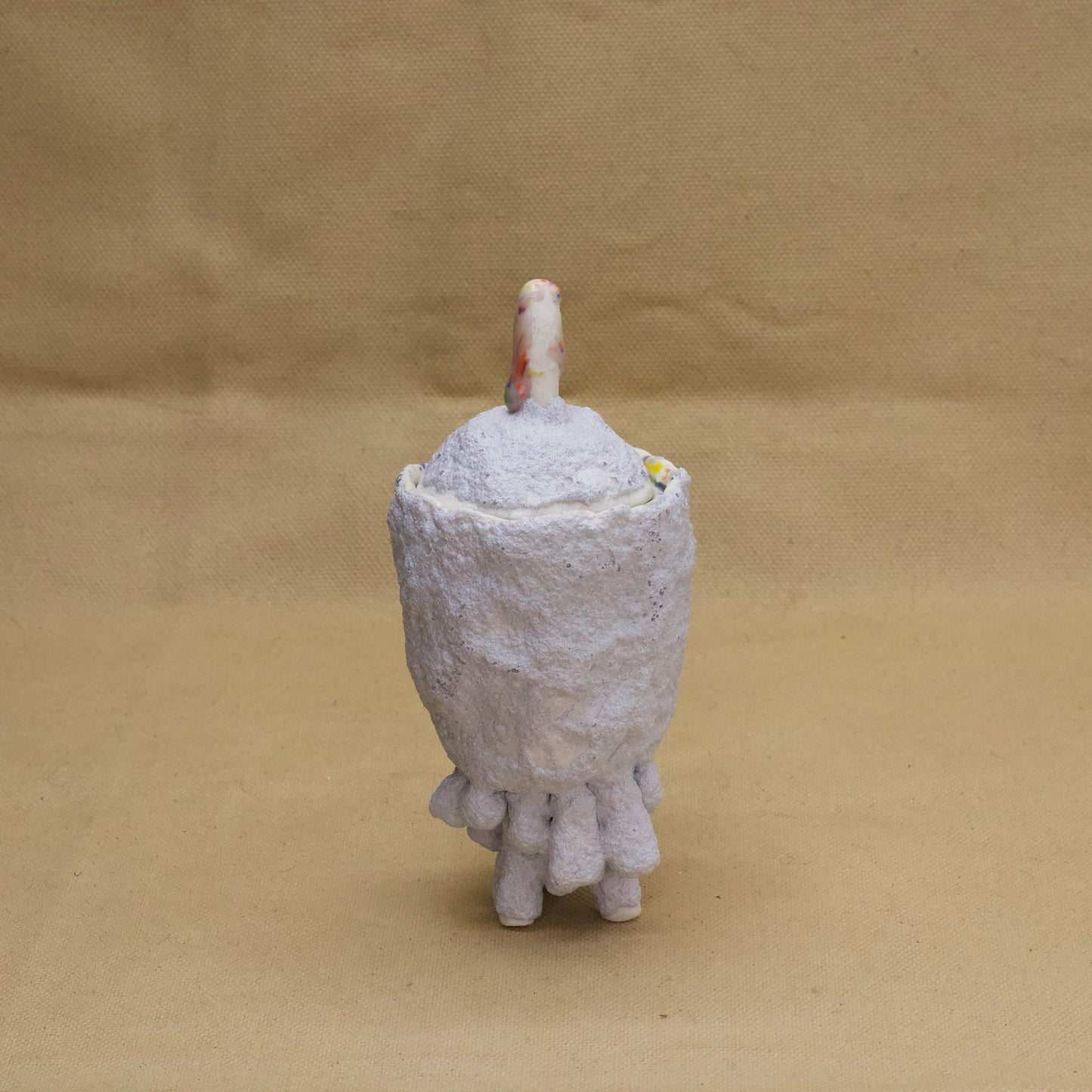 Tall Puffy Jar by Julie Burmeister