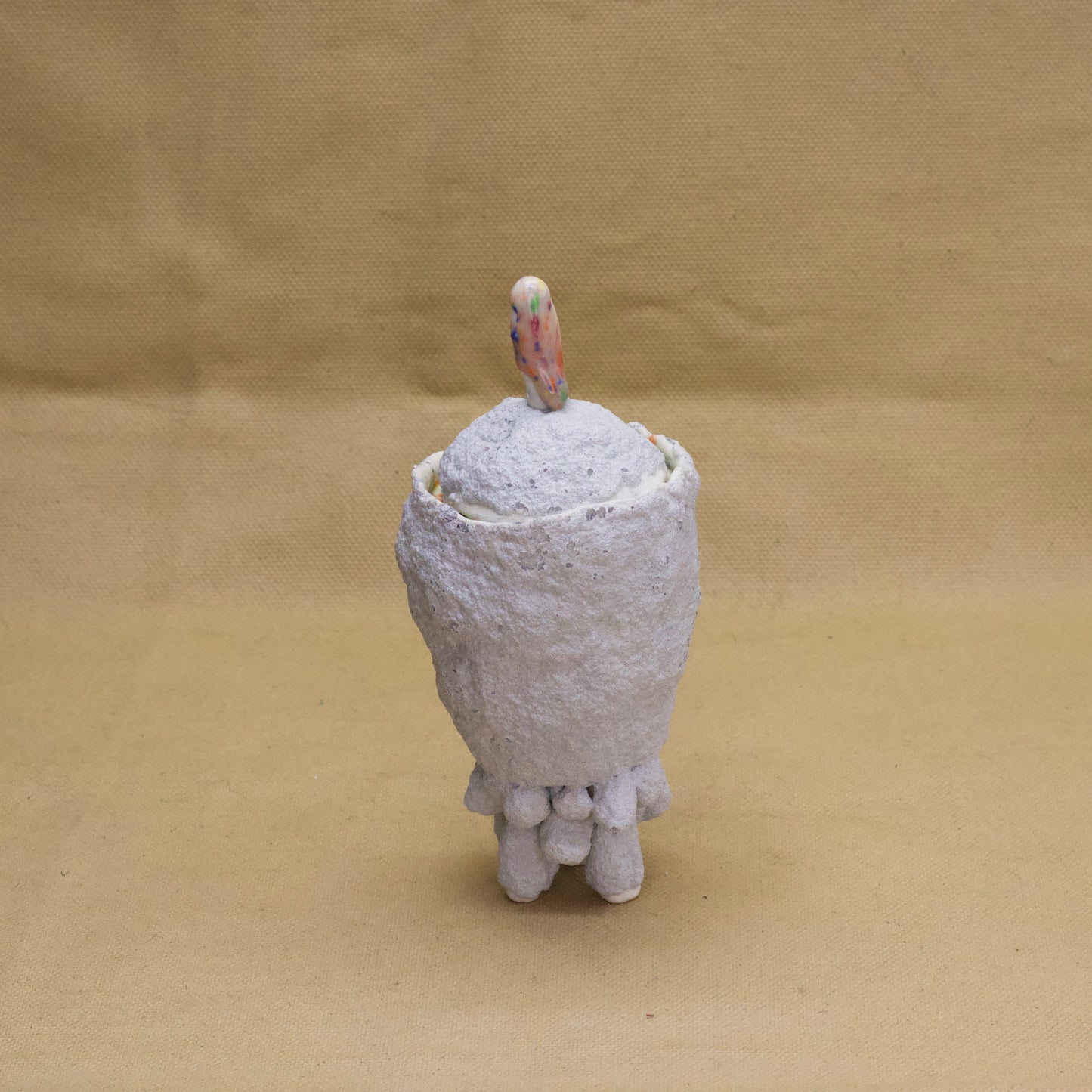 Tall Puffy Jar by Julie Burmeister