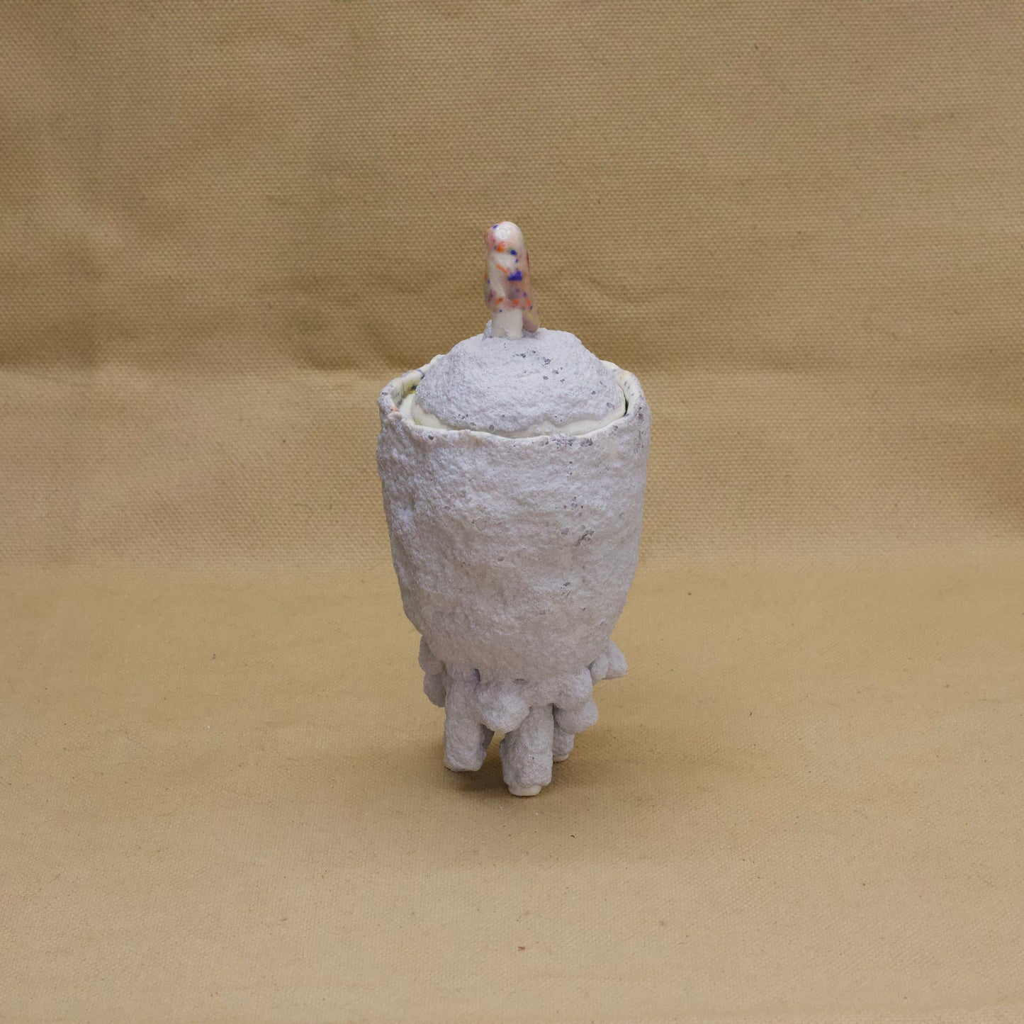 Tall Puffy Jar by Julie Burmeister