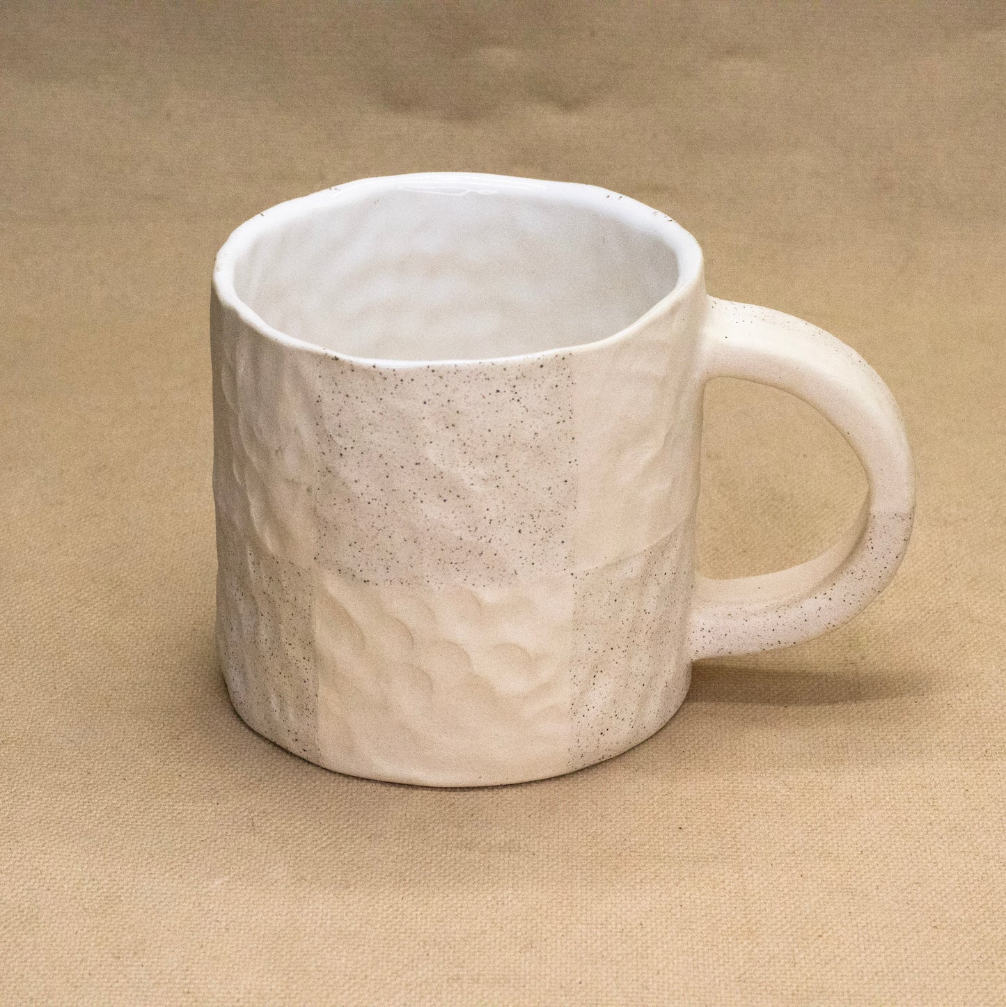 Speckled Checked Mug by Liz Leong