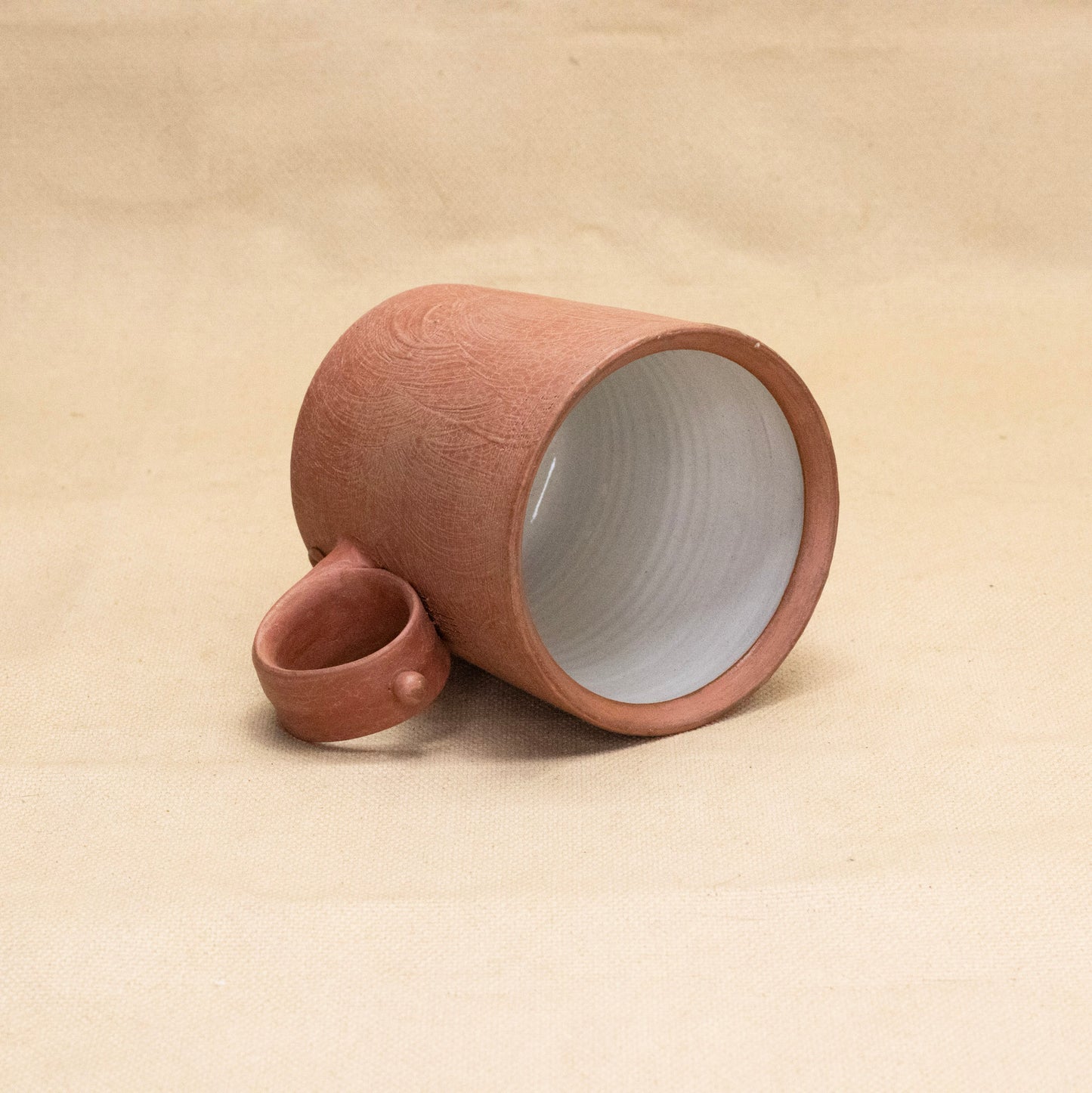 Mug (Pink/Maroon) by Functional Heirlooms