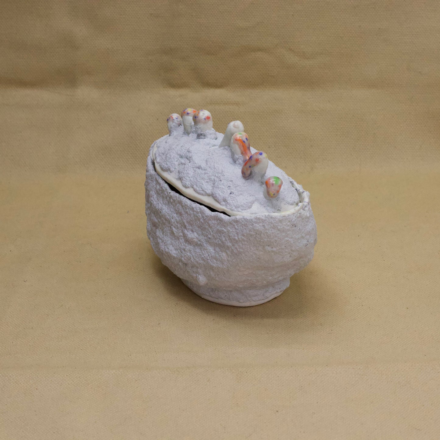 Wide Puffy Jar by Julie Burmeister