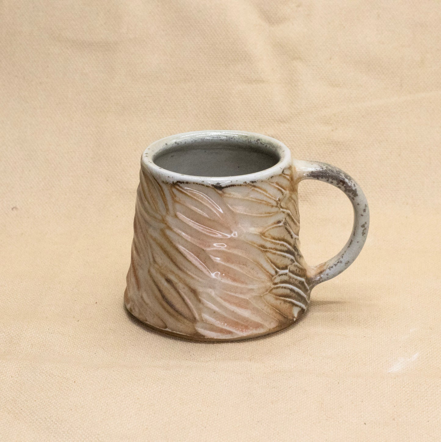 Soda-Fired Mug: Stormy Sunrise by Jennifer Nerad