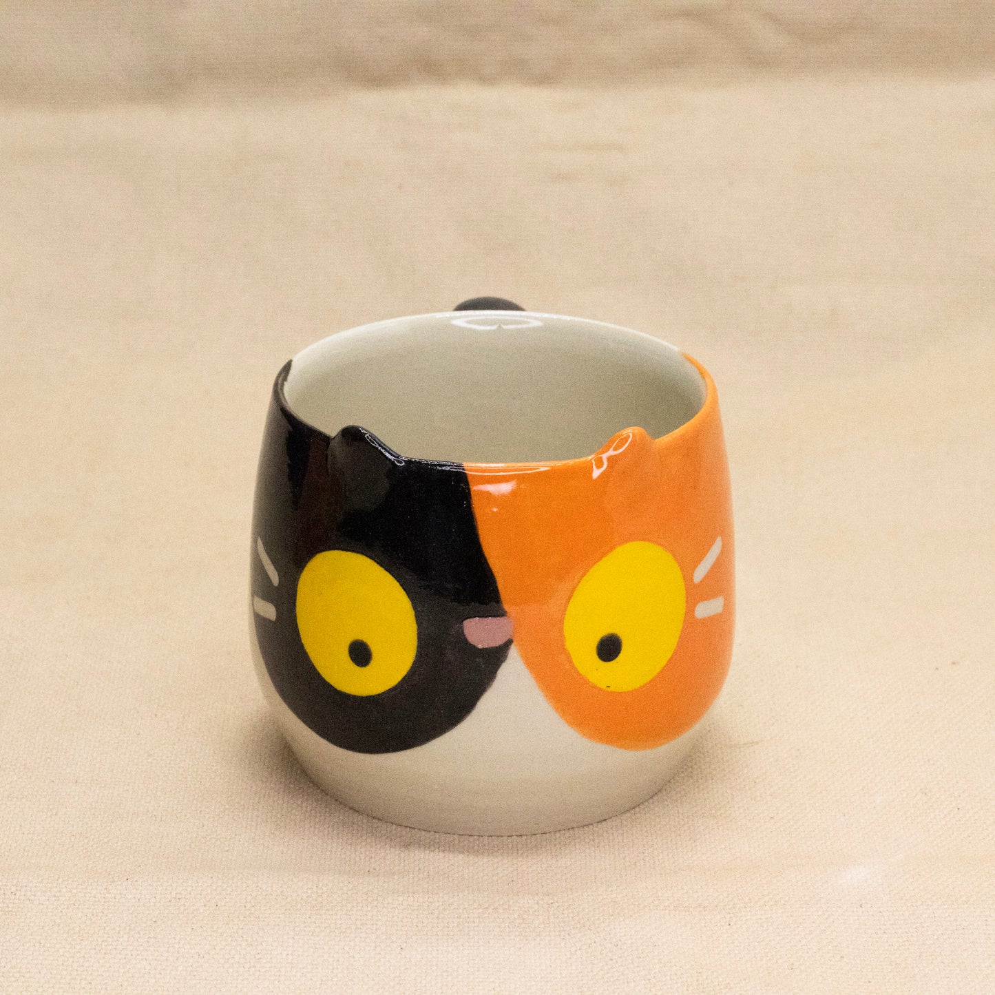 Calico Kitty Mug by Hei Mao Studio