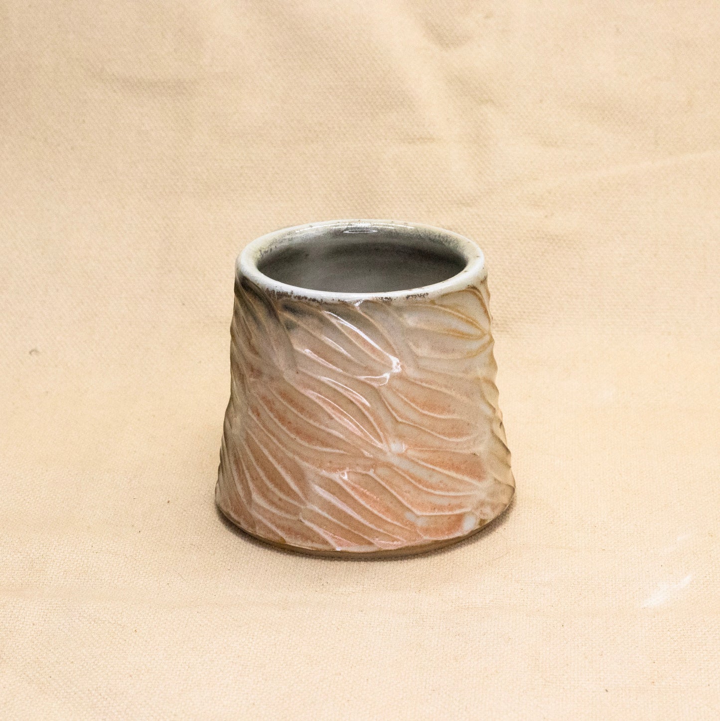 Soda-Fired Mug: Stormy Sunrise by Jennifer Nerad