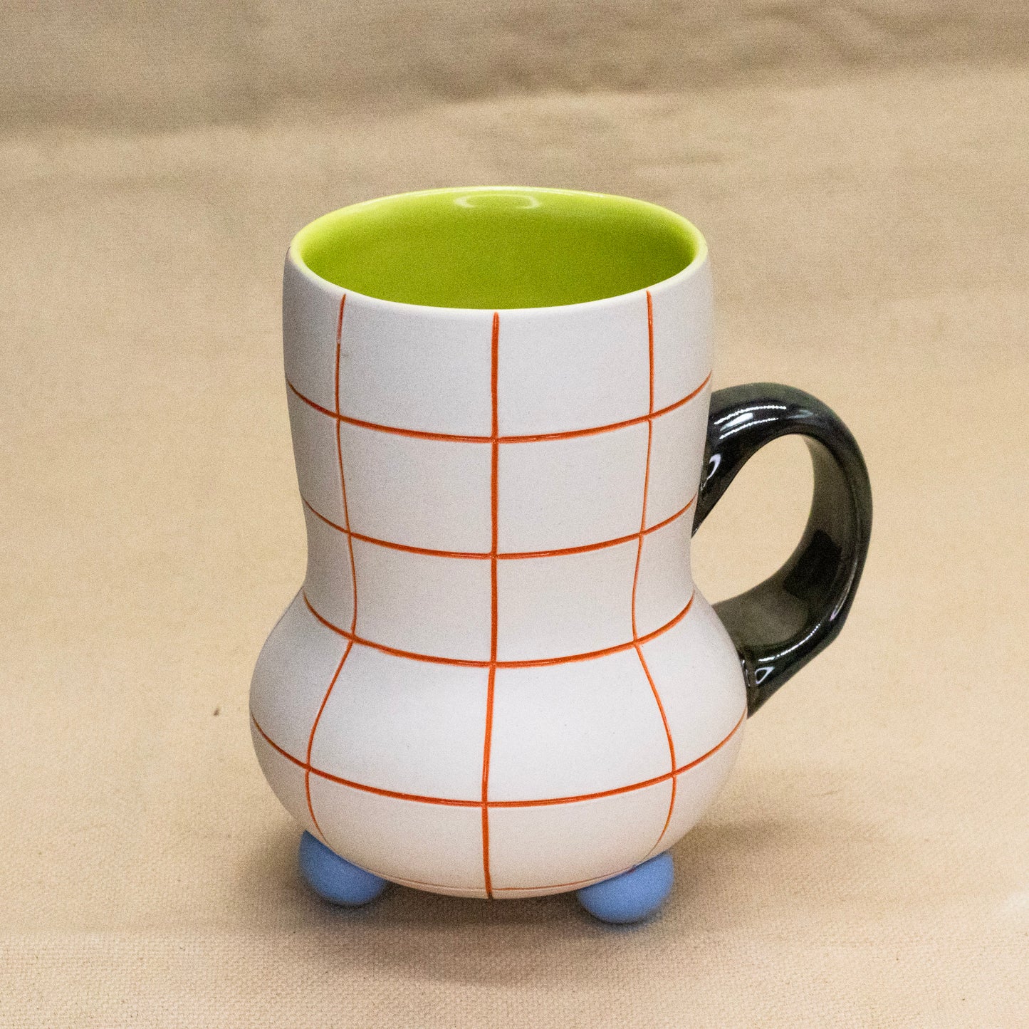 Grid Mug #1 by Totally Shapes