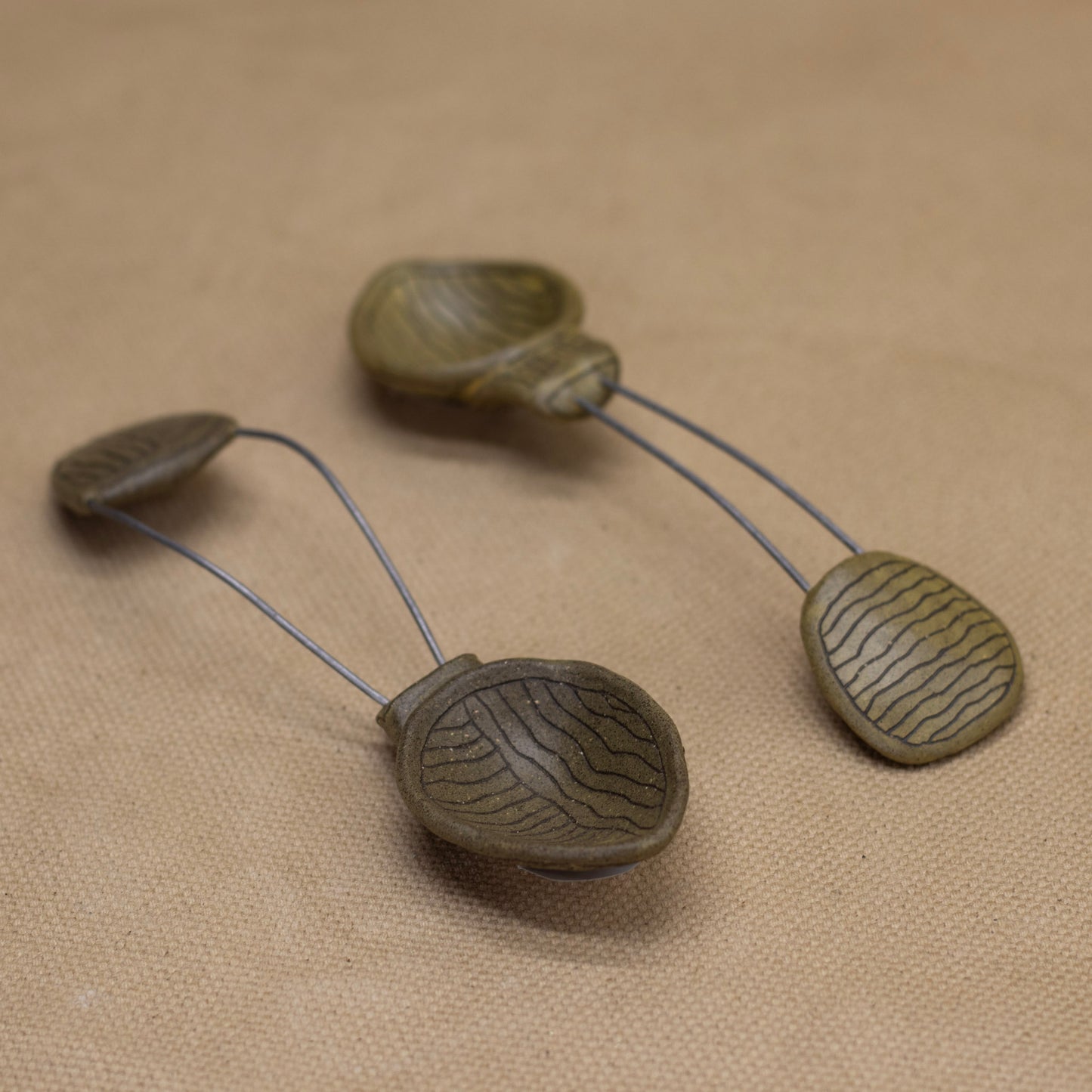 Stirring Spoon with Lines by Nina Berinstein
