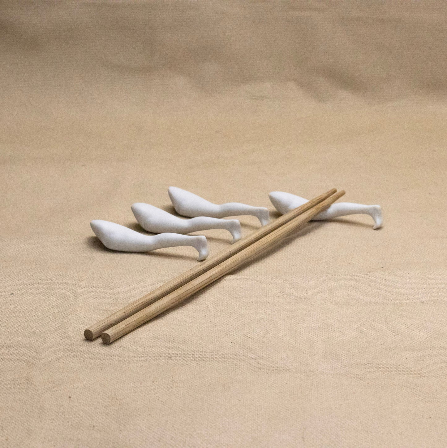 MY LEG Porcelain Chopstick Rests (Set of 4) by Jordan Metz