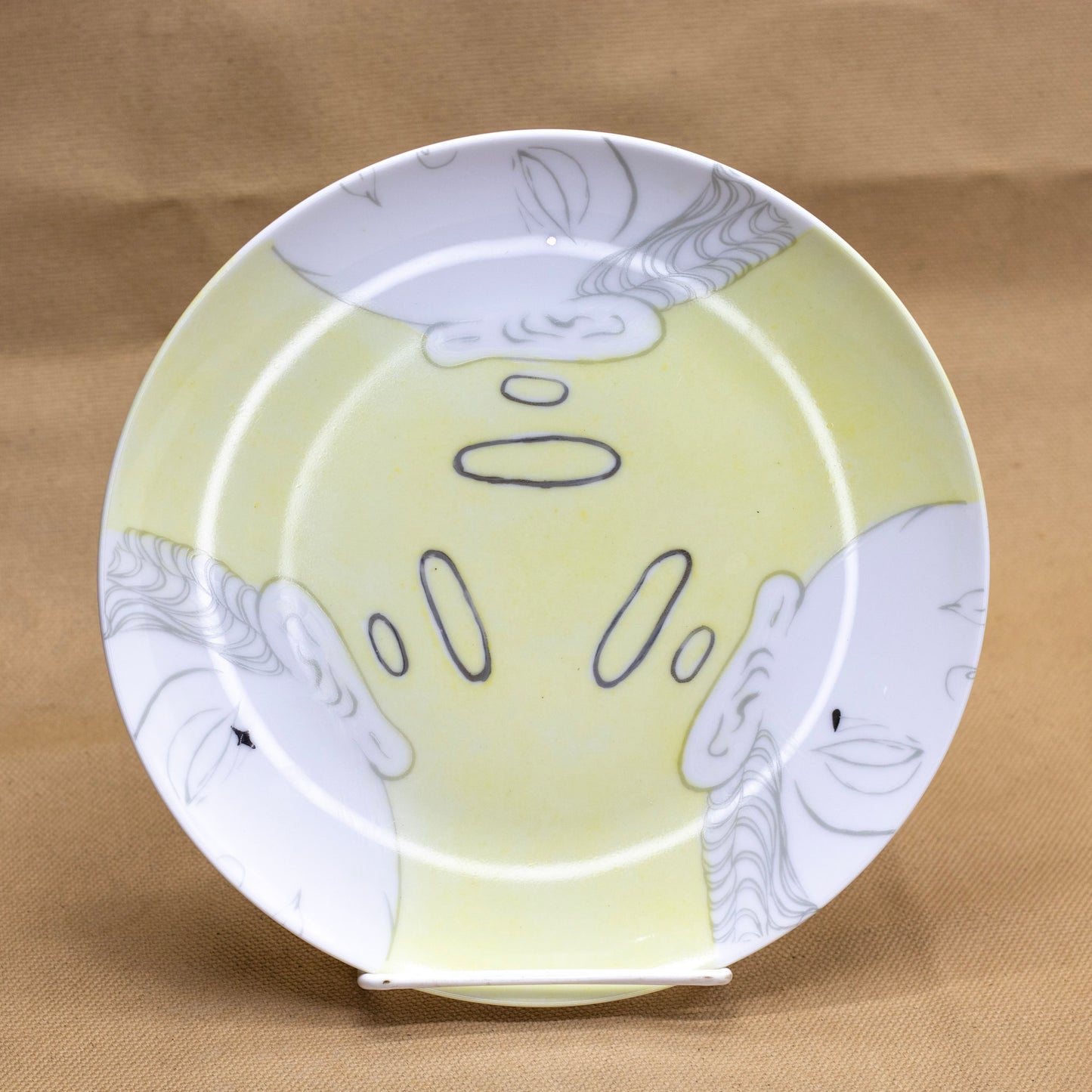 Triple Head Buddha Plate