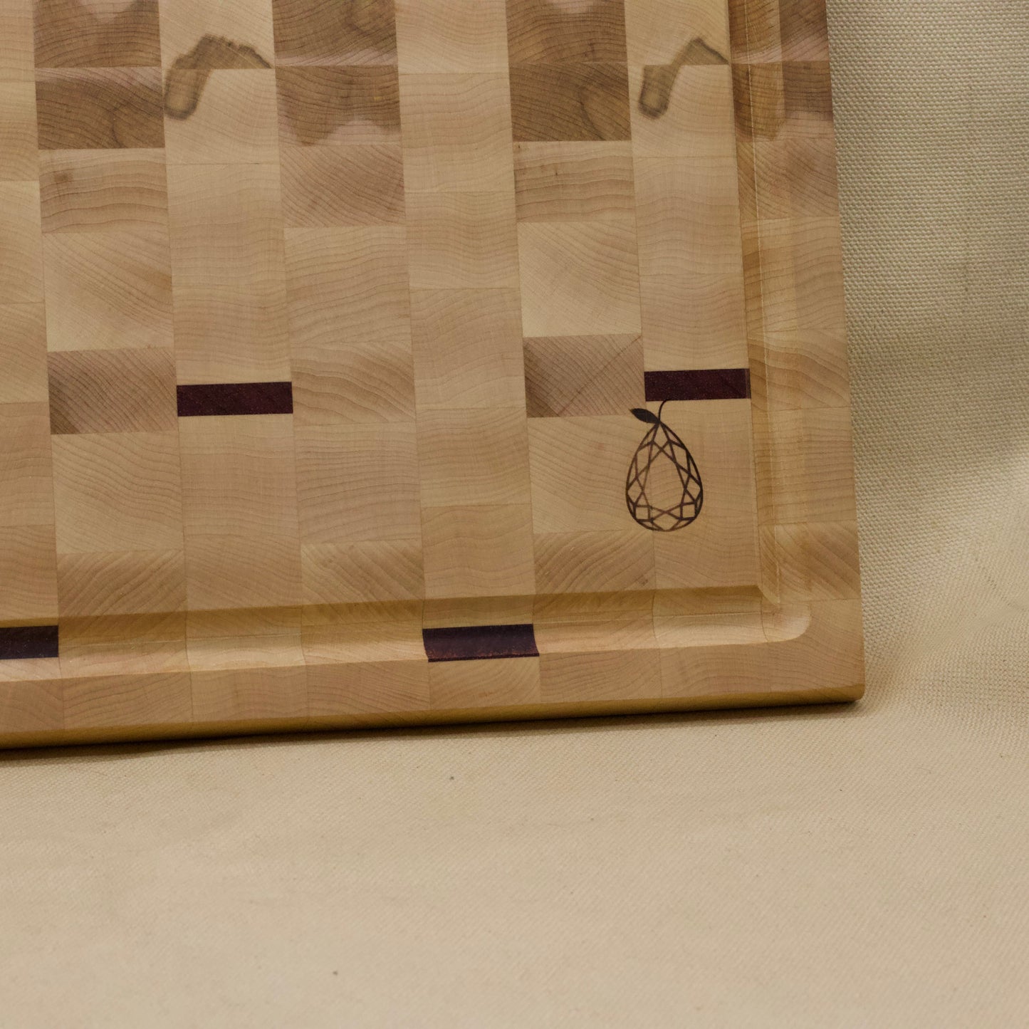Maple Dashes Cutting Board by Ruby Pear Woodworks