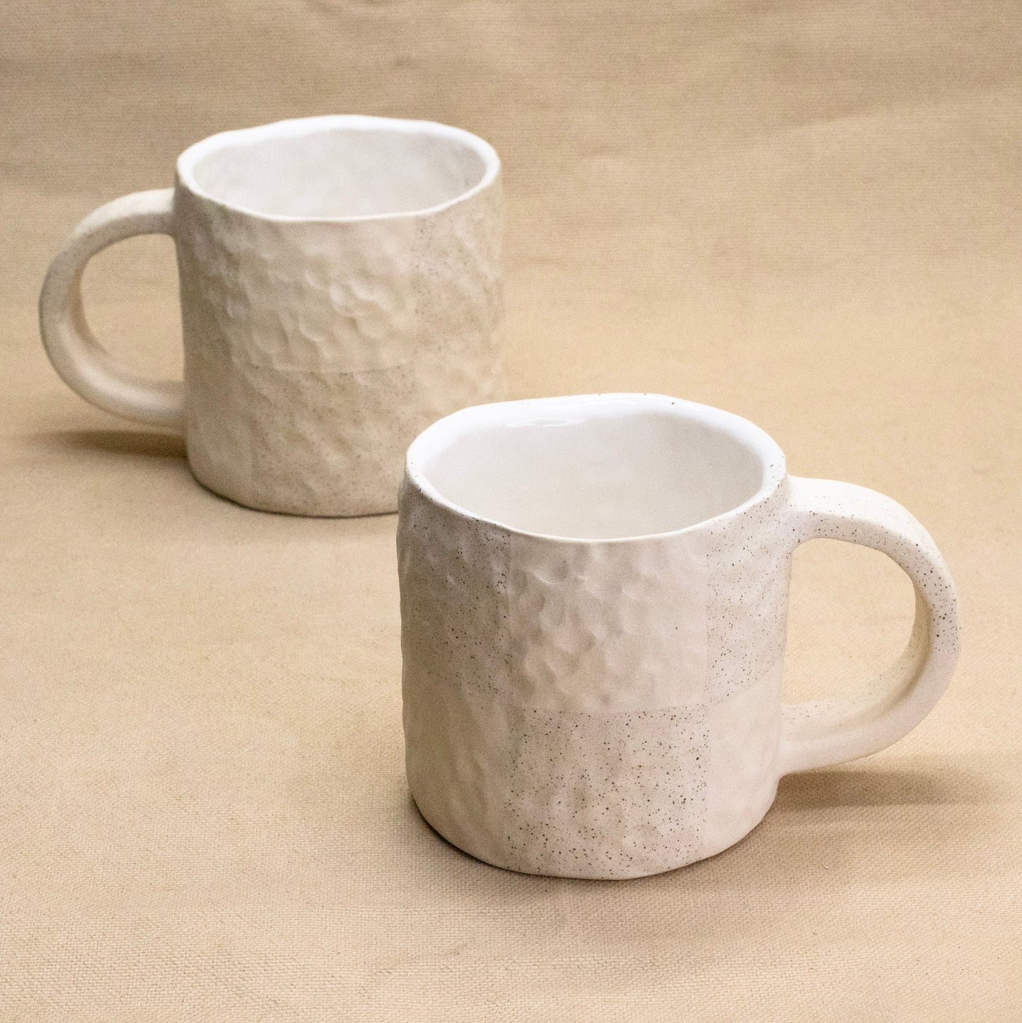 Speckled Checked Mug by Liz Leong