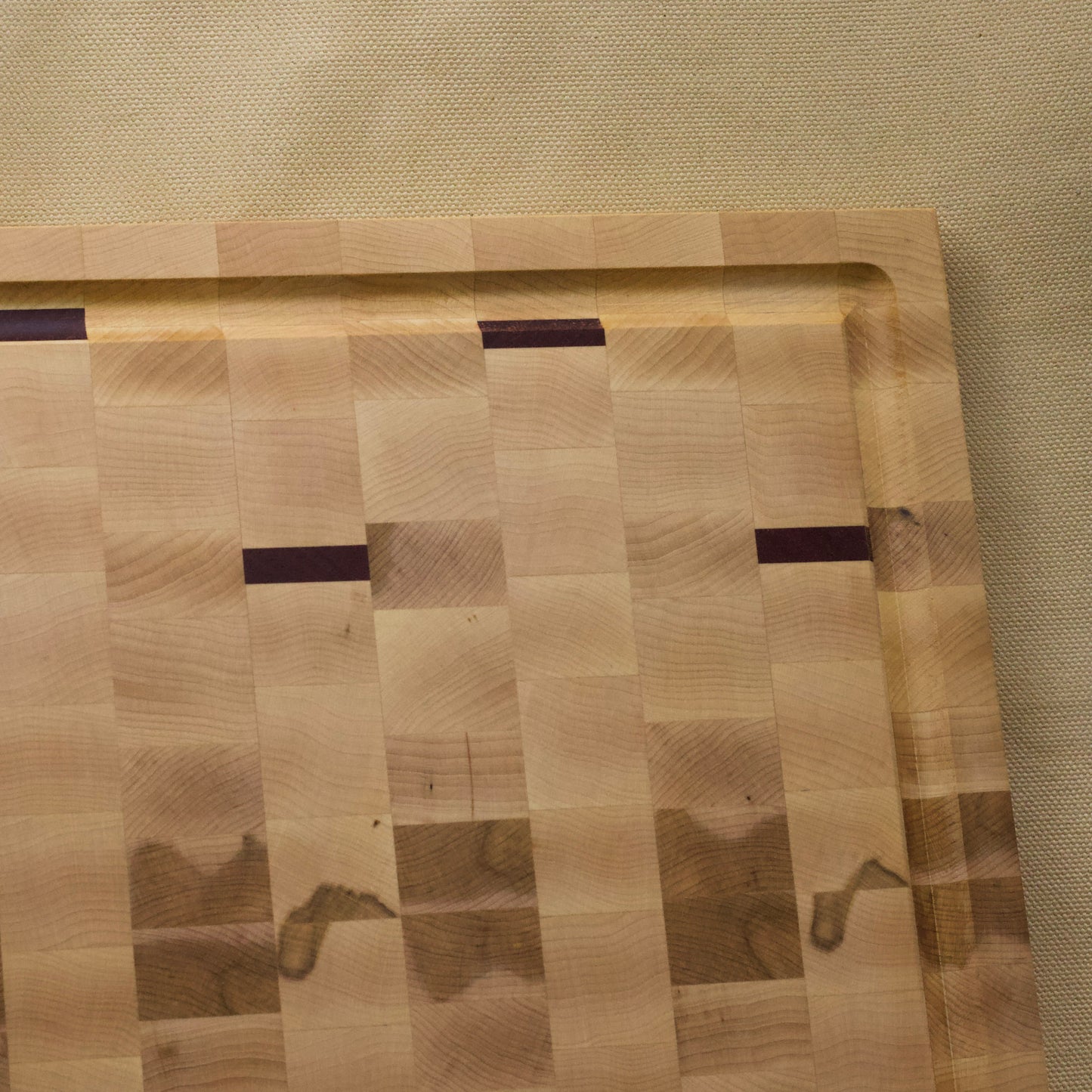 Maple Dashes Cutting Board by Ruby Pear Woodworks