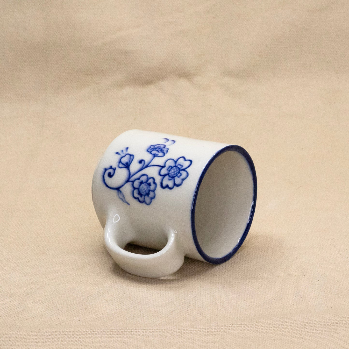 Clear Globe Flower Mug by Caterpillar Clay