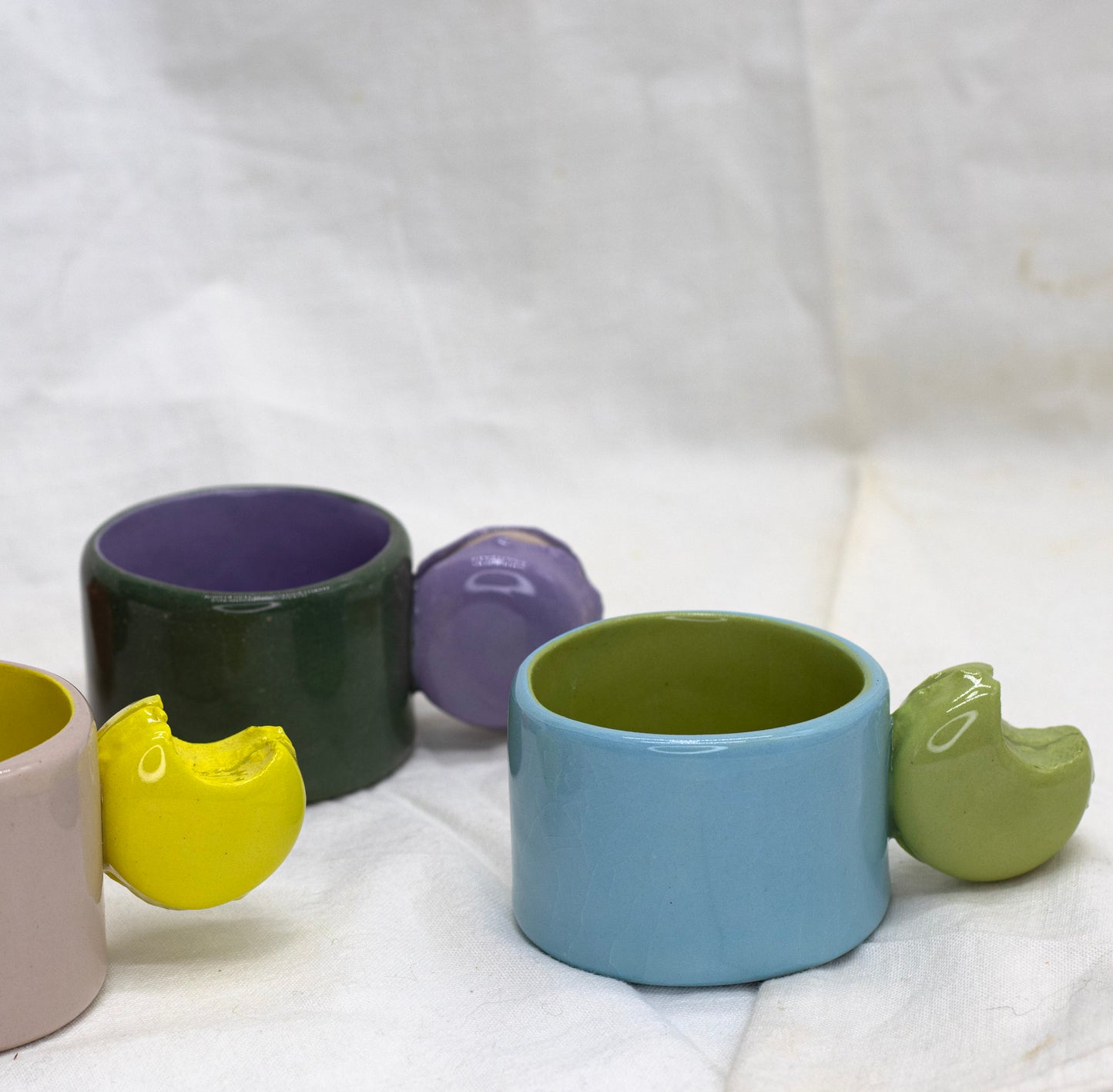 Ceramic Macaron Cup by KOLOS Ceramics