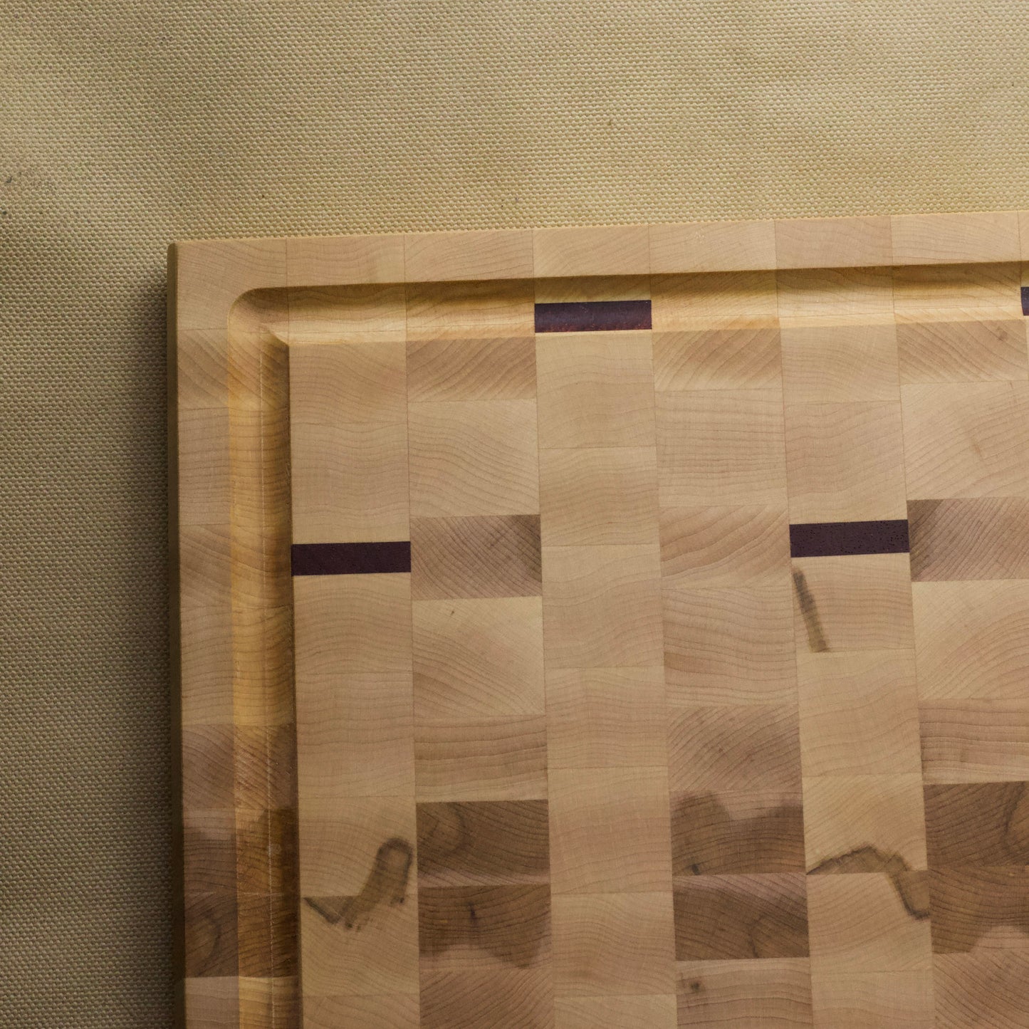Maple Dashes Cutting Board by Ruby Pear Woodworks