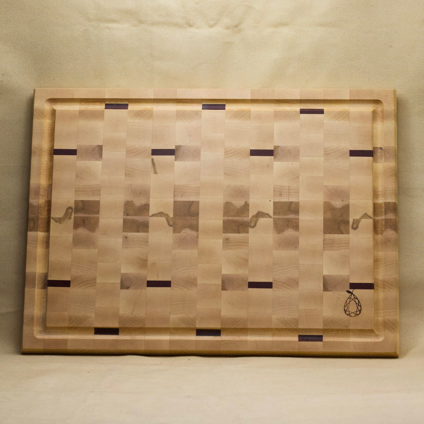 Maple Dashes Cutting Board by Ruby Pear Woodworks