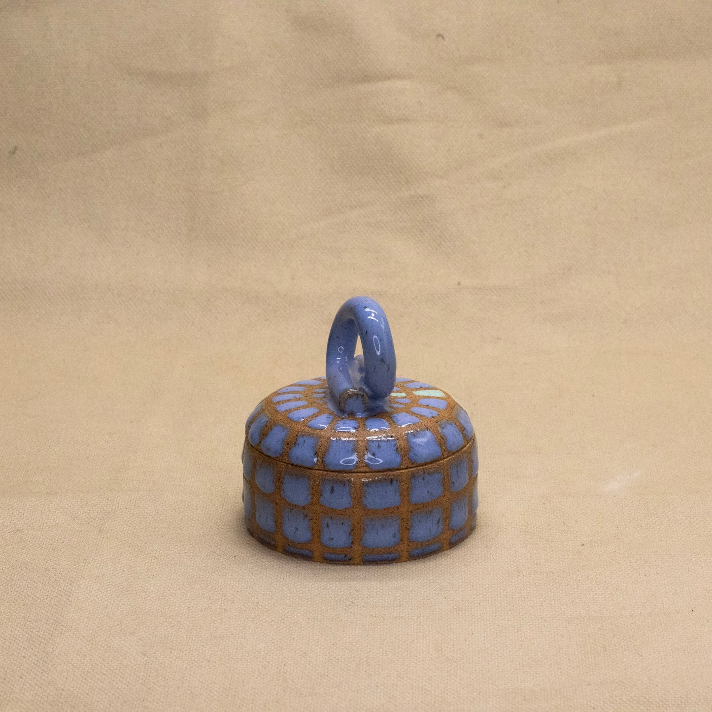 Opal Sky Lidded Jar by Wrecky Designs