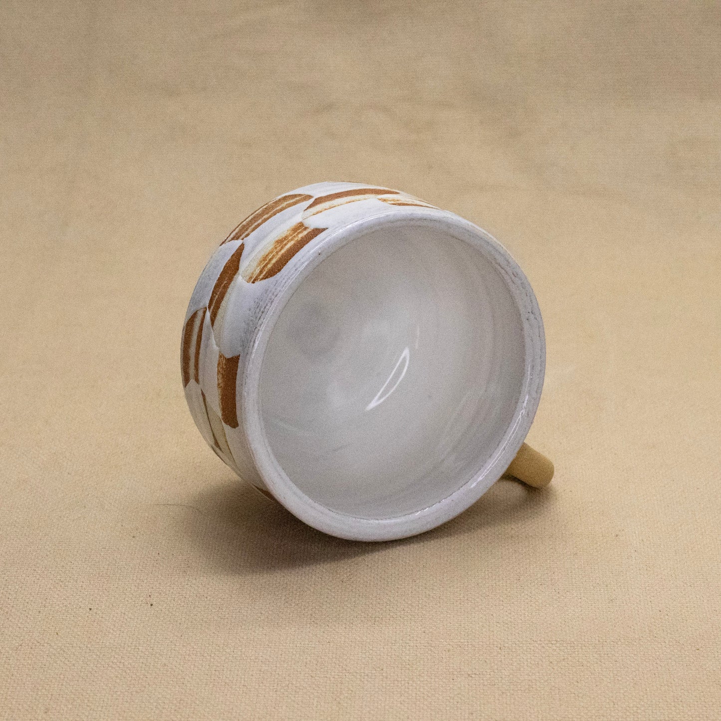 Checkers Mug #2 by Full Spectrum Ceramics