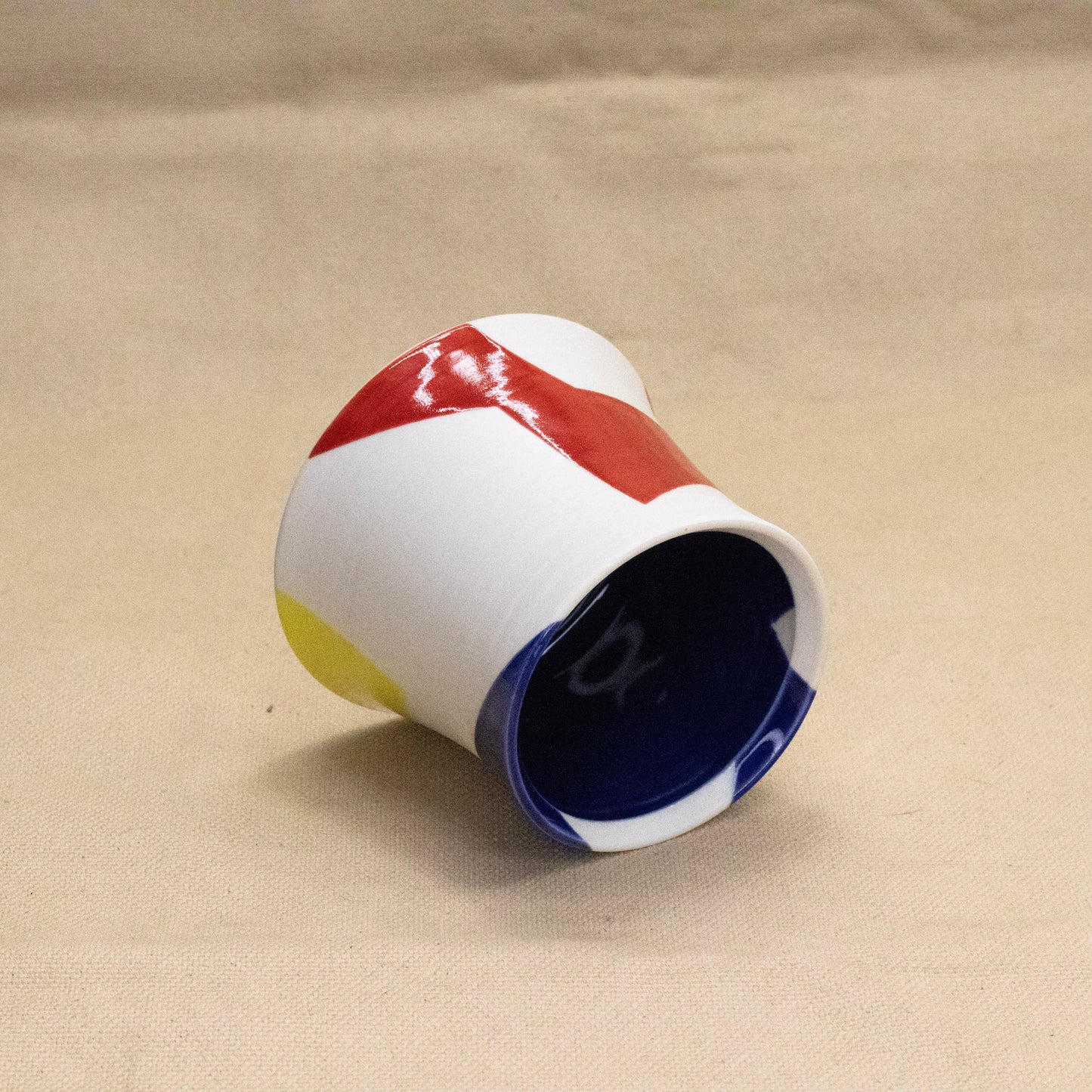White Shapes Cup #2 by Totally Shapes