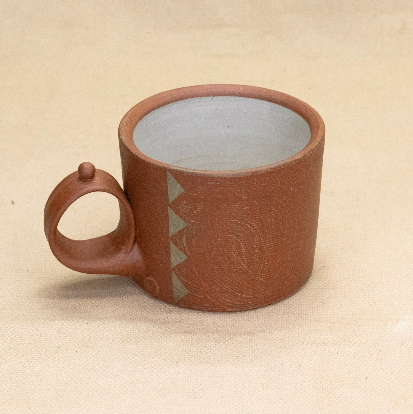 Mug (Red/Green #4) by Functional Heirlooms