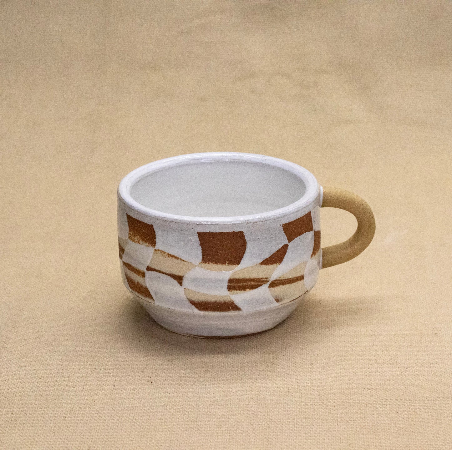 Checkers Mug #2 by Full Spectrum Ceramics