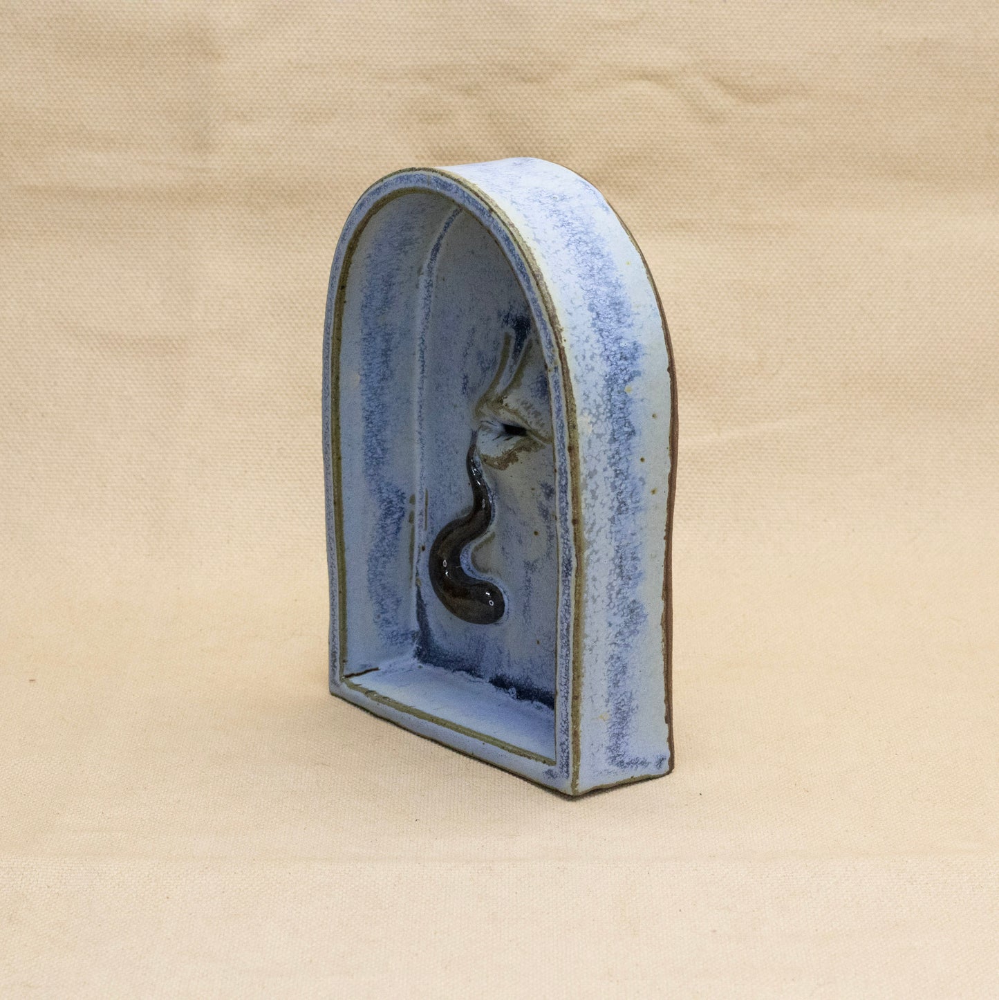 Blue Drool Shelf by Elva Bennett