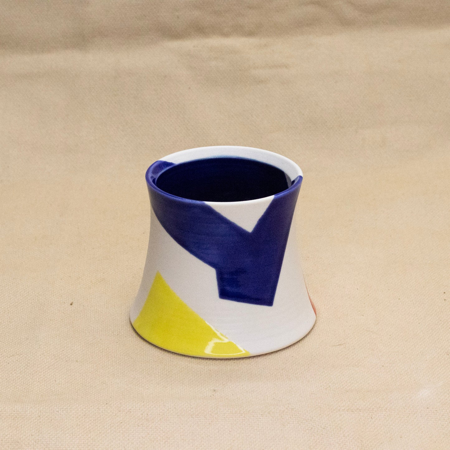 White Shapes Cup #2 by Totally Shapes