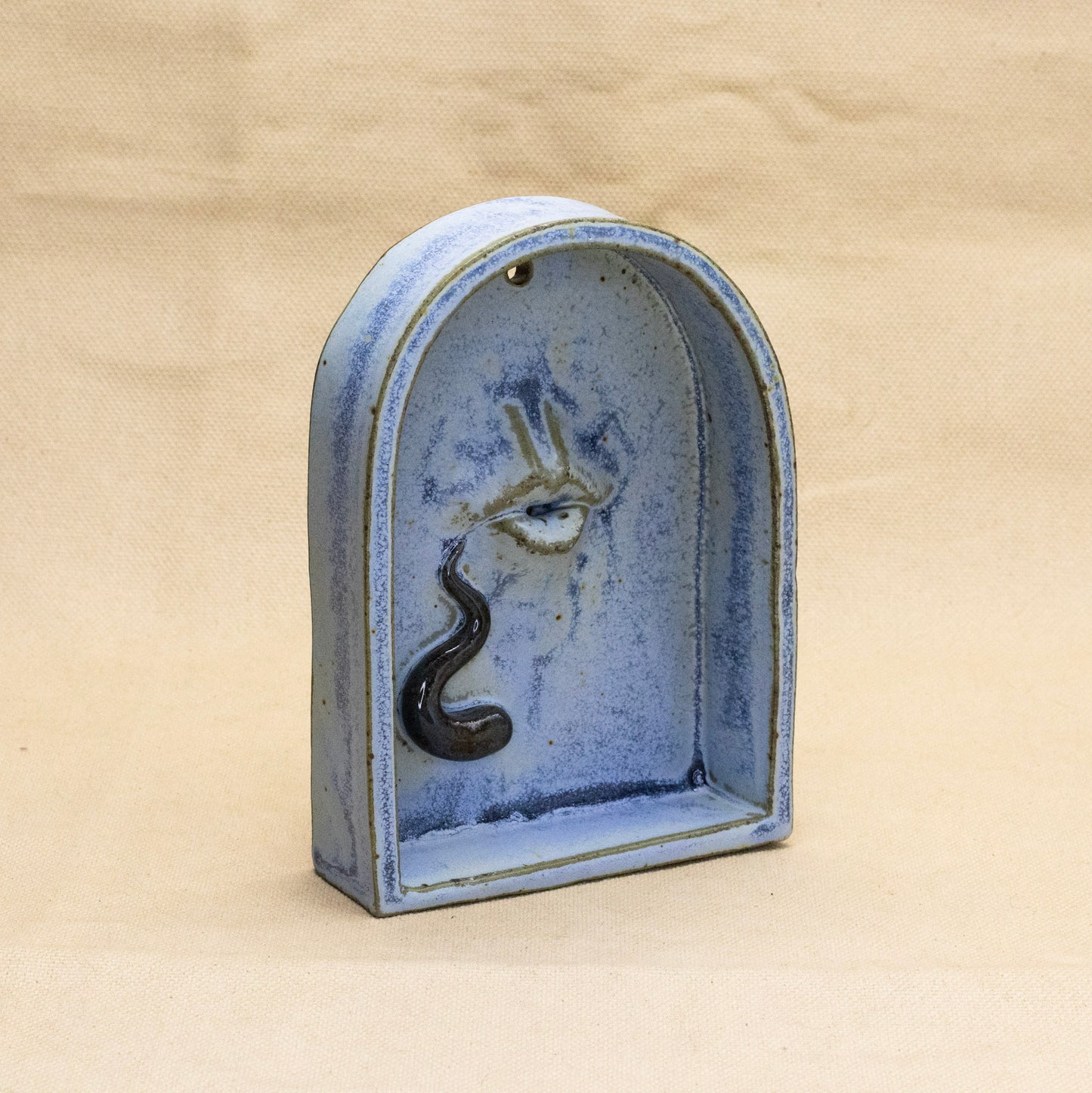 Blue Drool Shelf by Elva Bennett