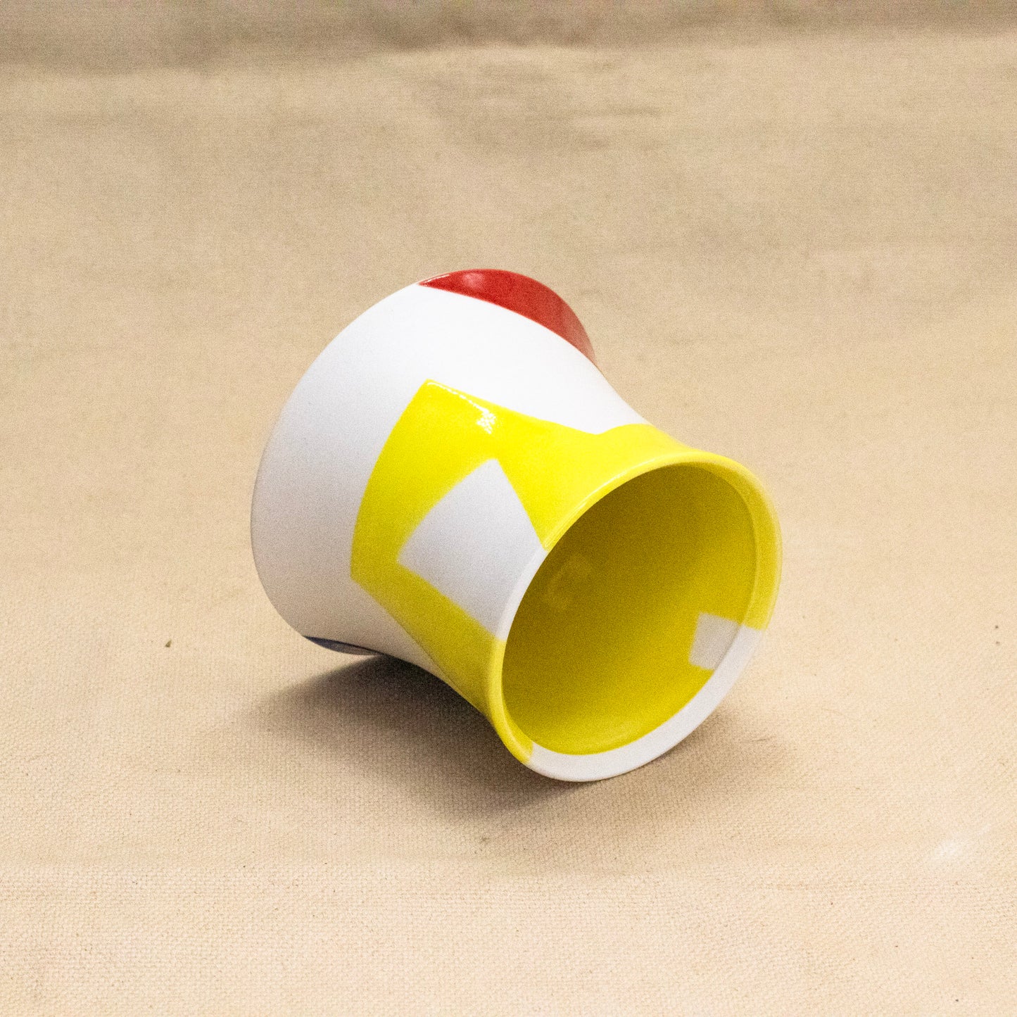 White Shapes Cup #1 by Totally Shapes