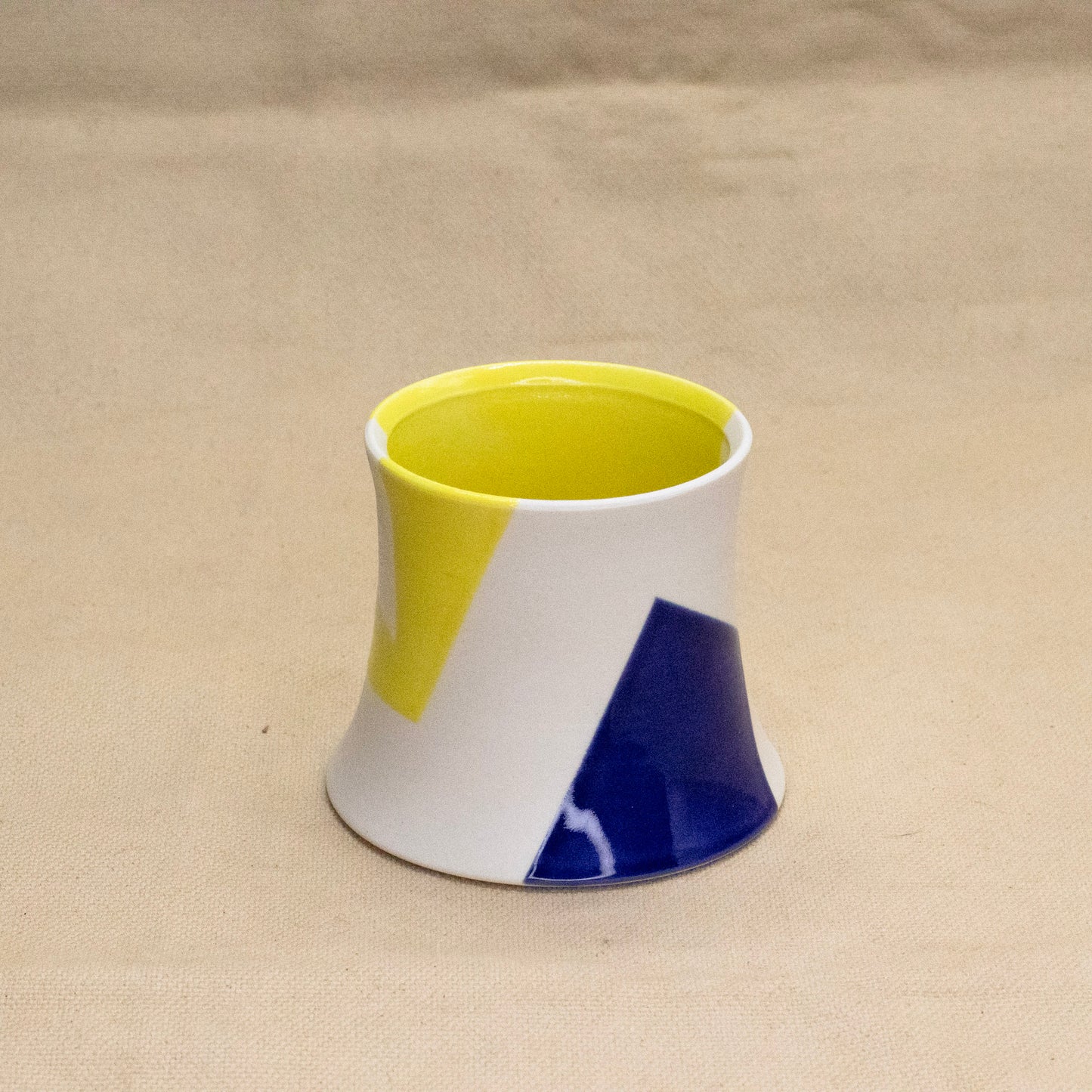 White Shapes Cup #1 by Totally Shapes