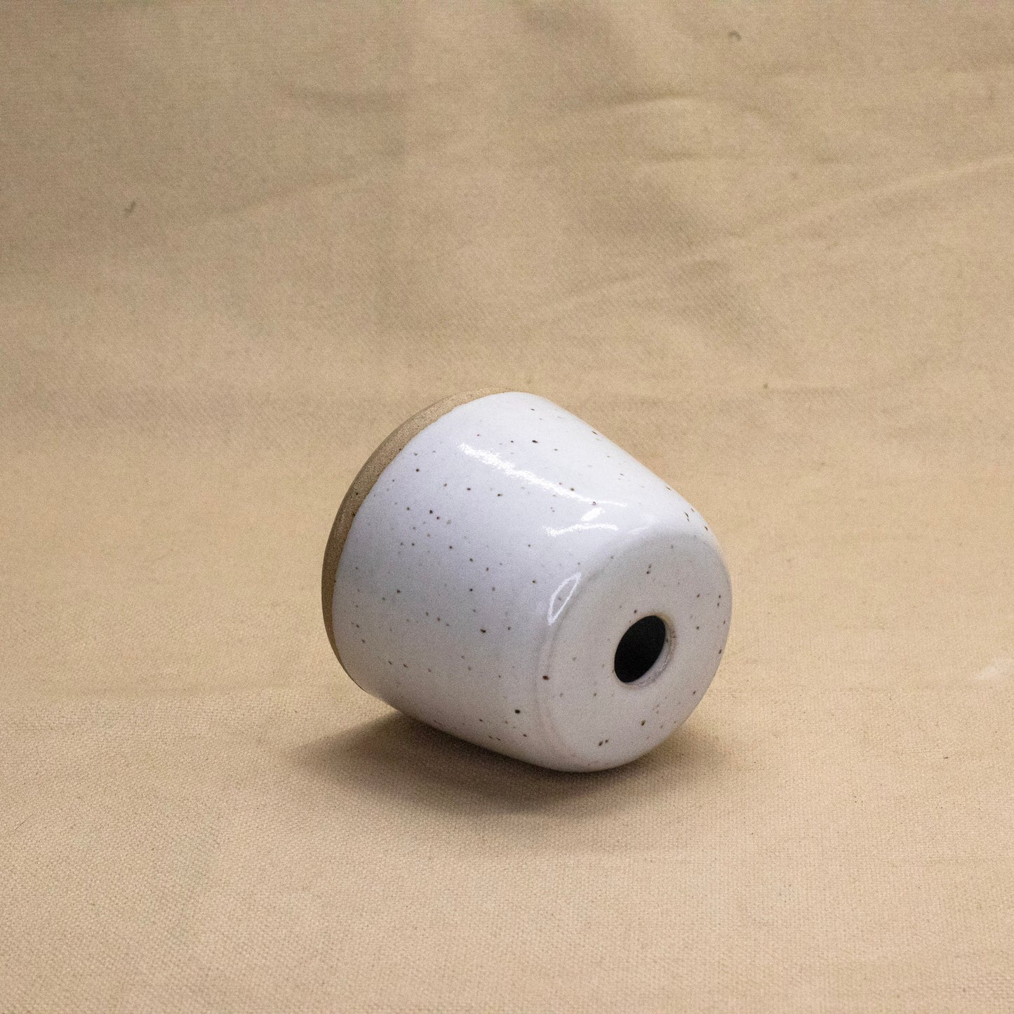 White Bud Vase by Smudge and Rust