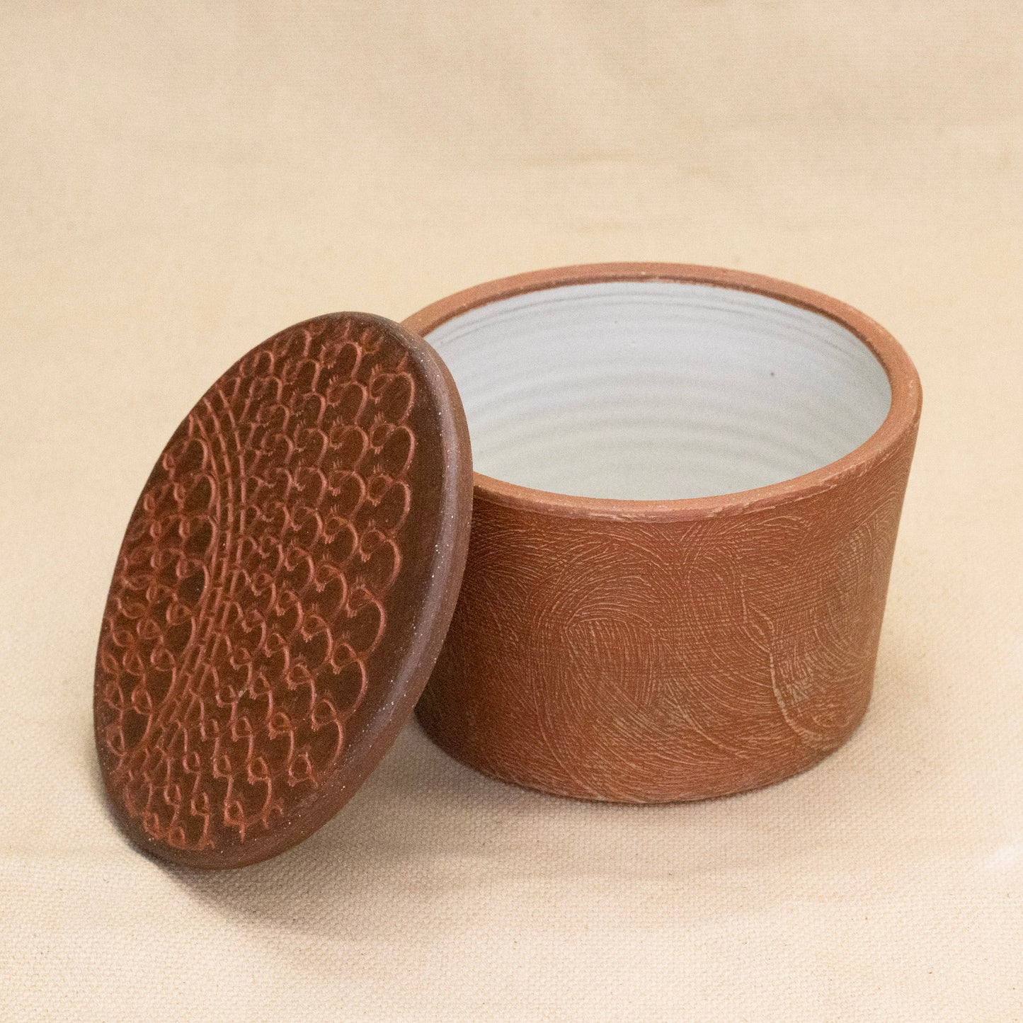Salt Cellar (Red/Green) by Functional Heirlooms