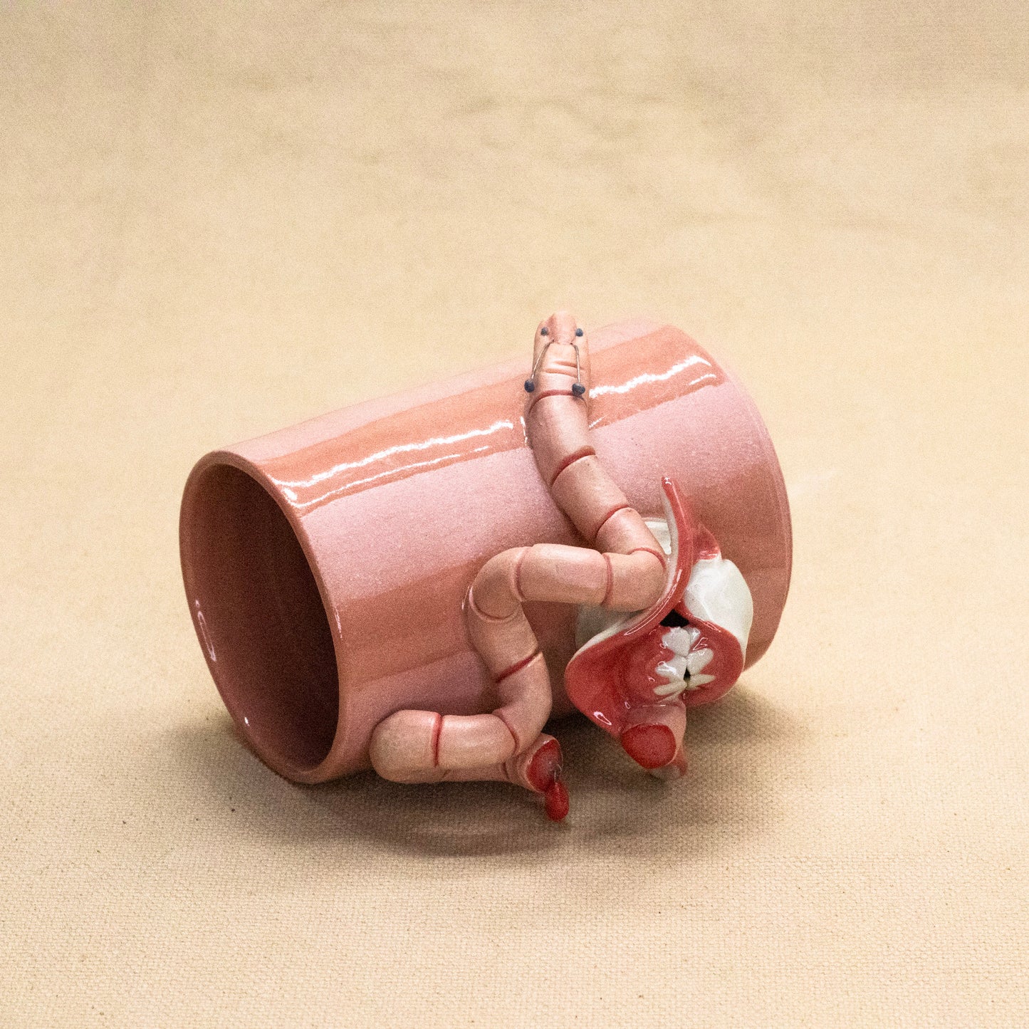 Chomp Cup (Bleeding) by Gabs Conway Ceramics