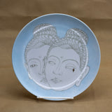 Double Head Buddha Plate by Selina Chen