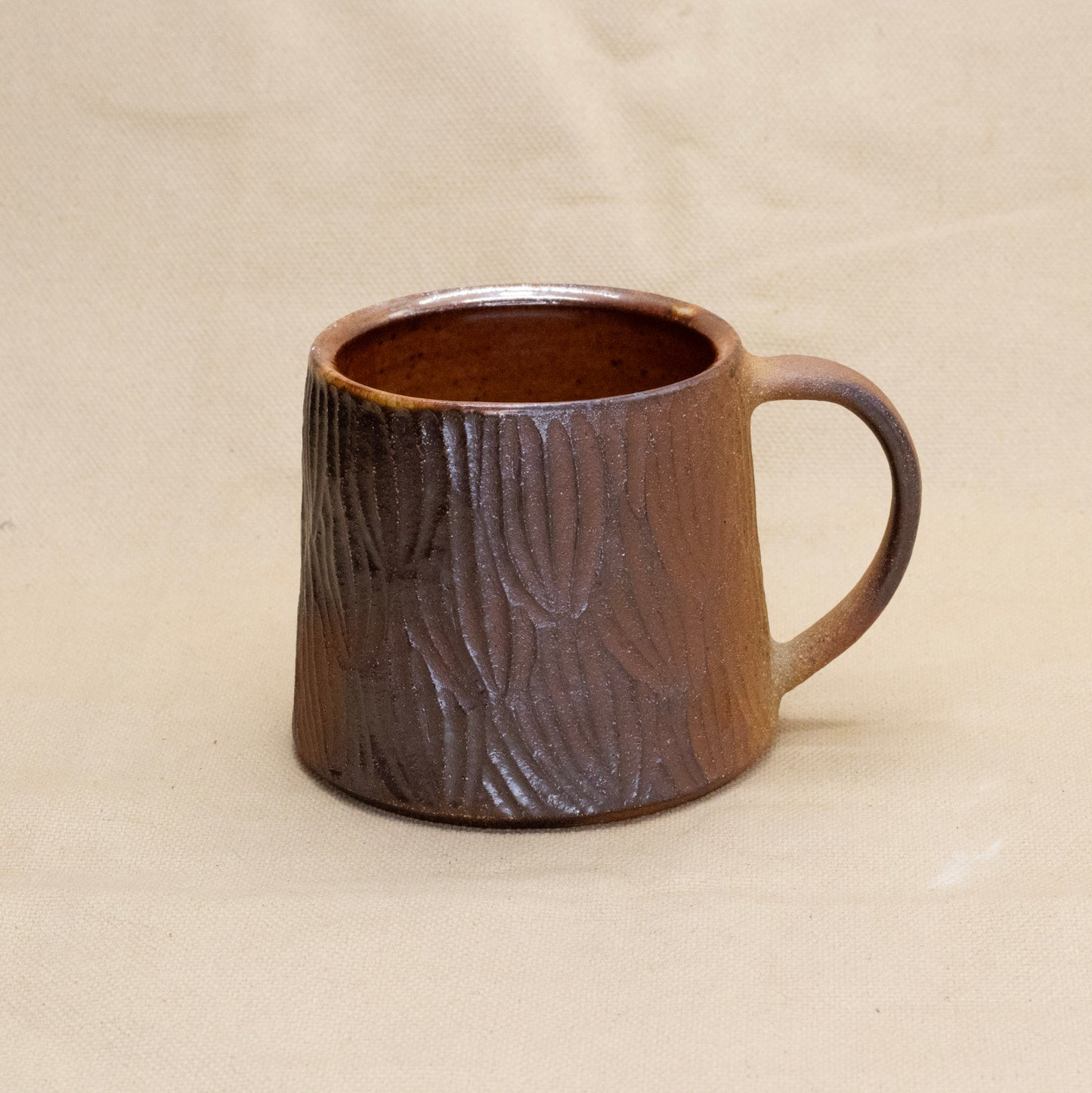 Soda-Fired Mug: Russet by Jennifer Nerad