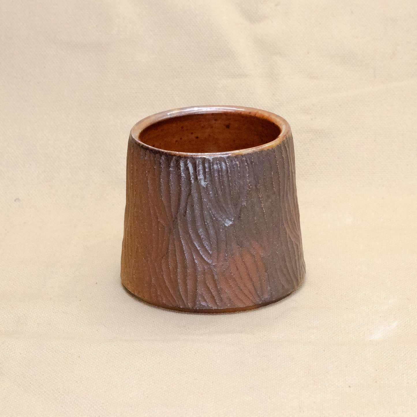 Soda-Fired Mug: Russet by Jennifer Nerad