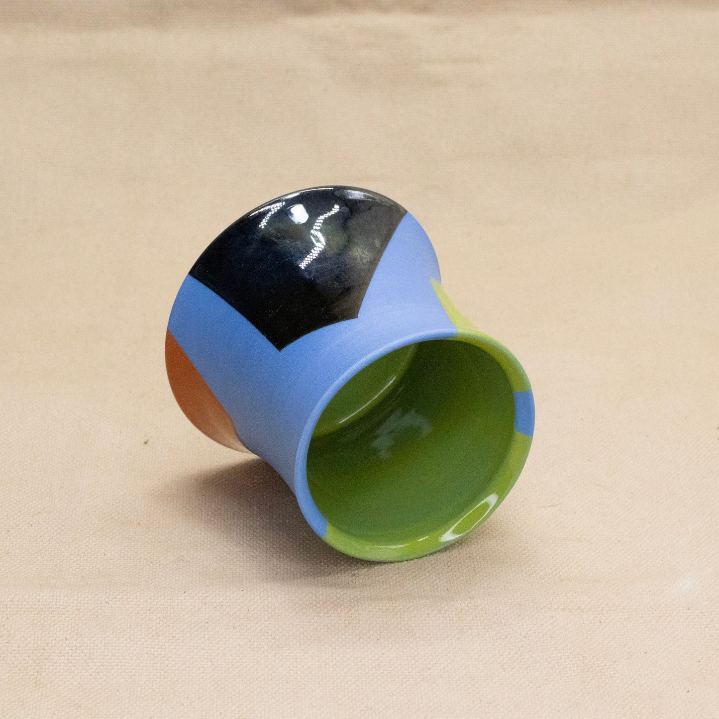 Blue Shapes Cup by Totally Shapes