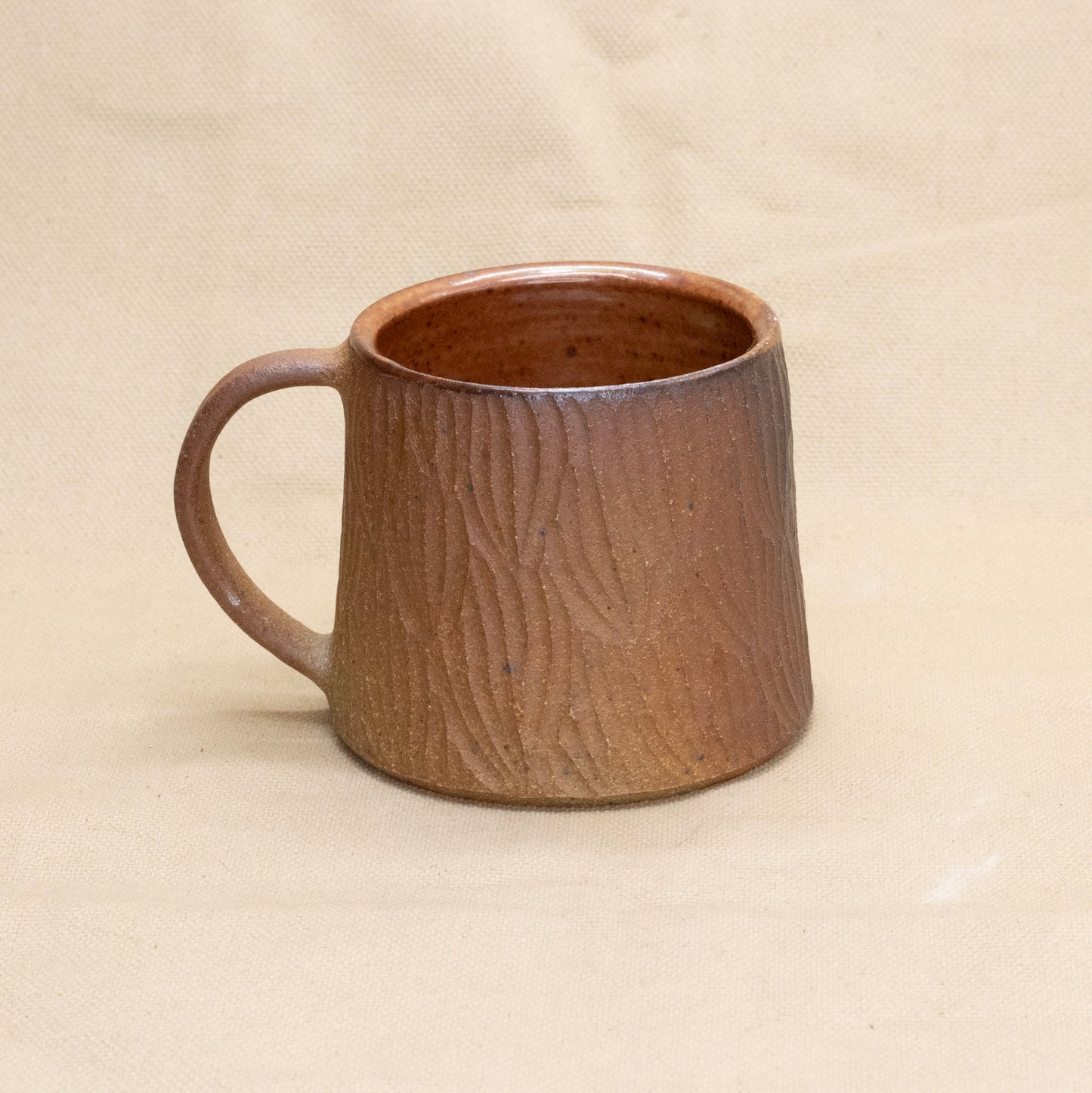 Soda-Fired Mug: Russet by Jennifer Nerad