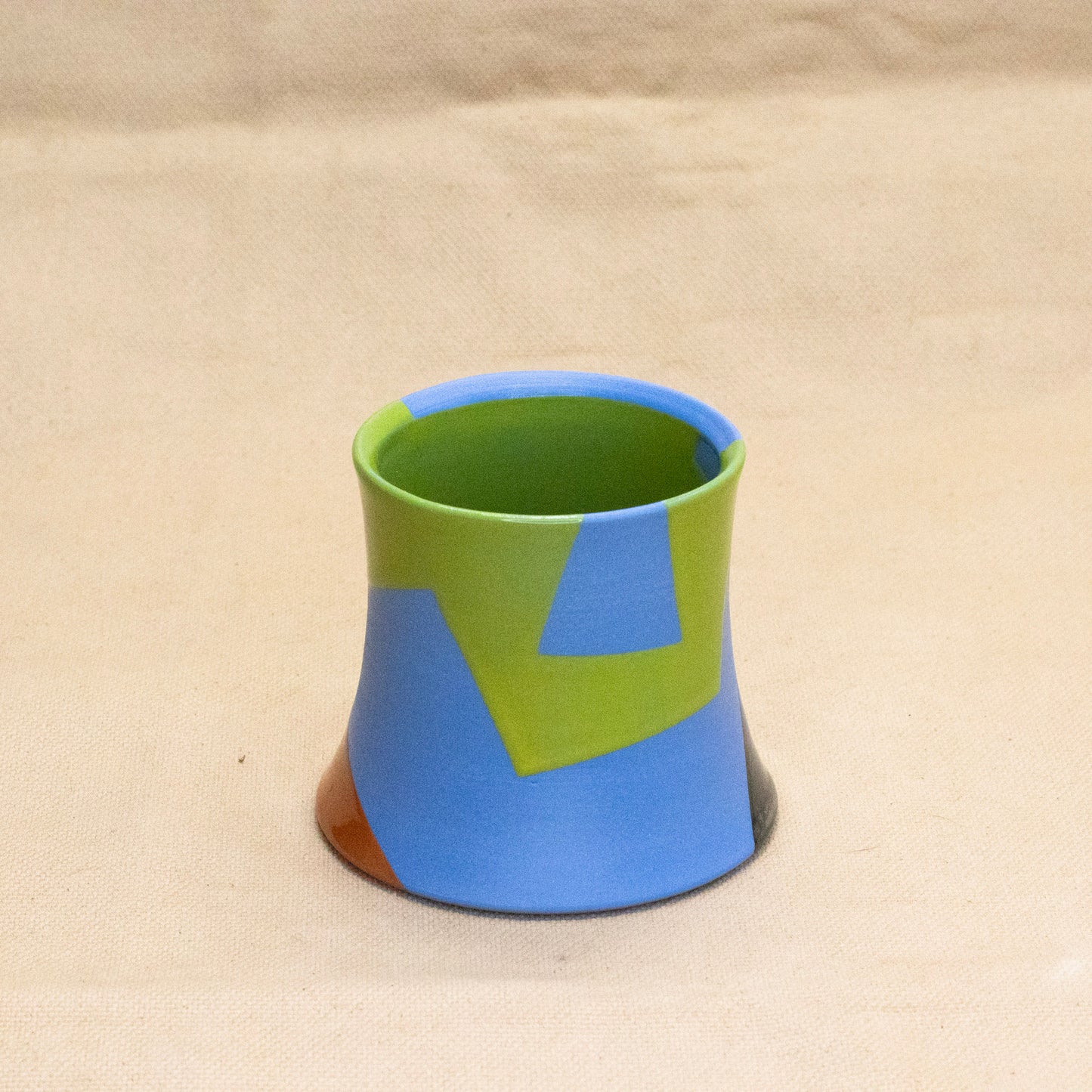 Blue Shapes Cup by Totally Shapes