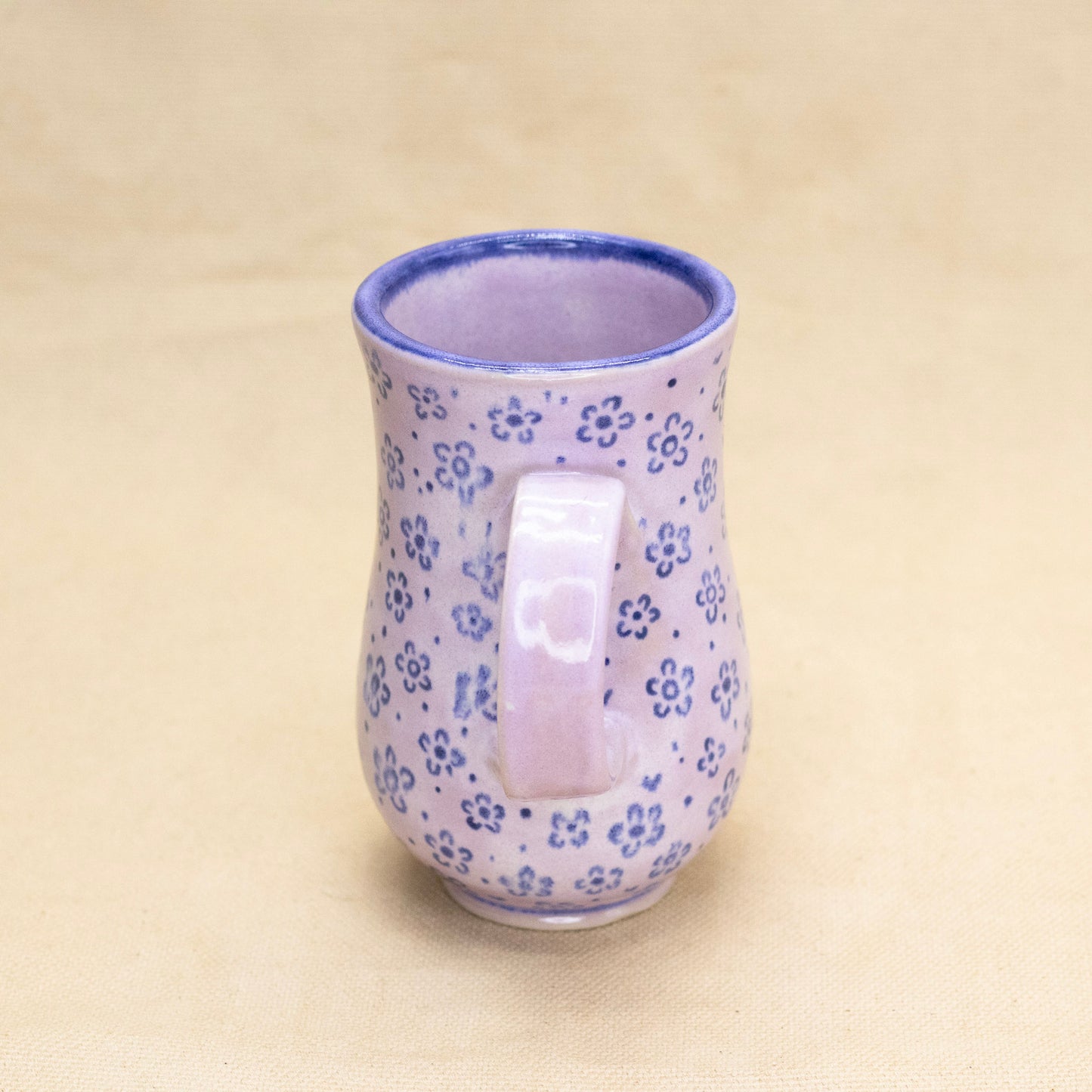 Pink Pattern Mug by Caterpillar Clay