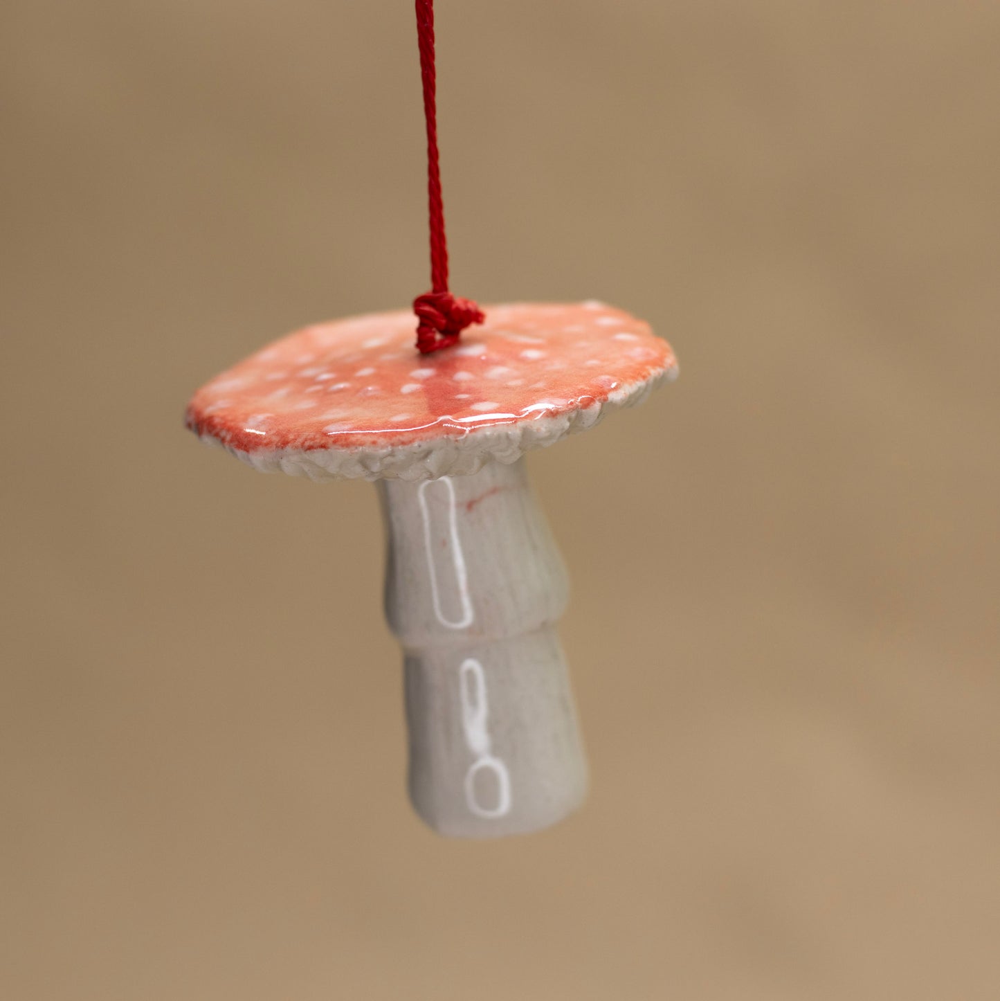 Mushroom Ornaments by KOLOS Ceramics